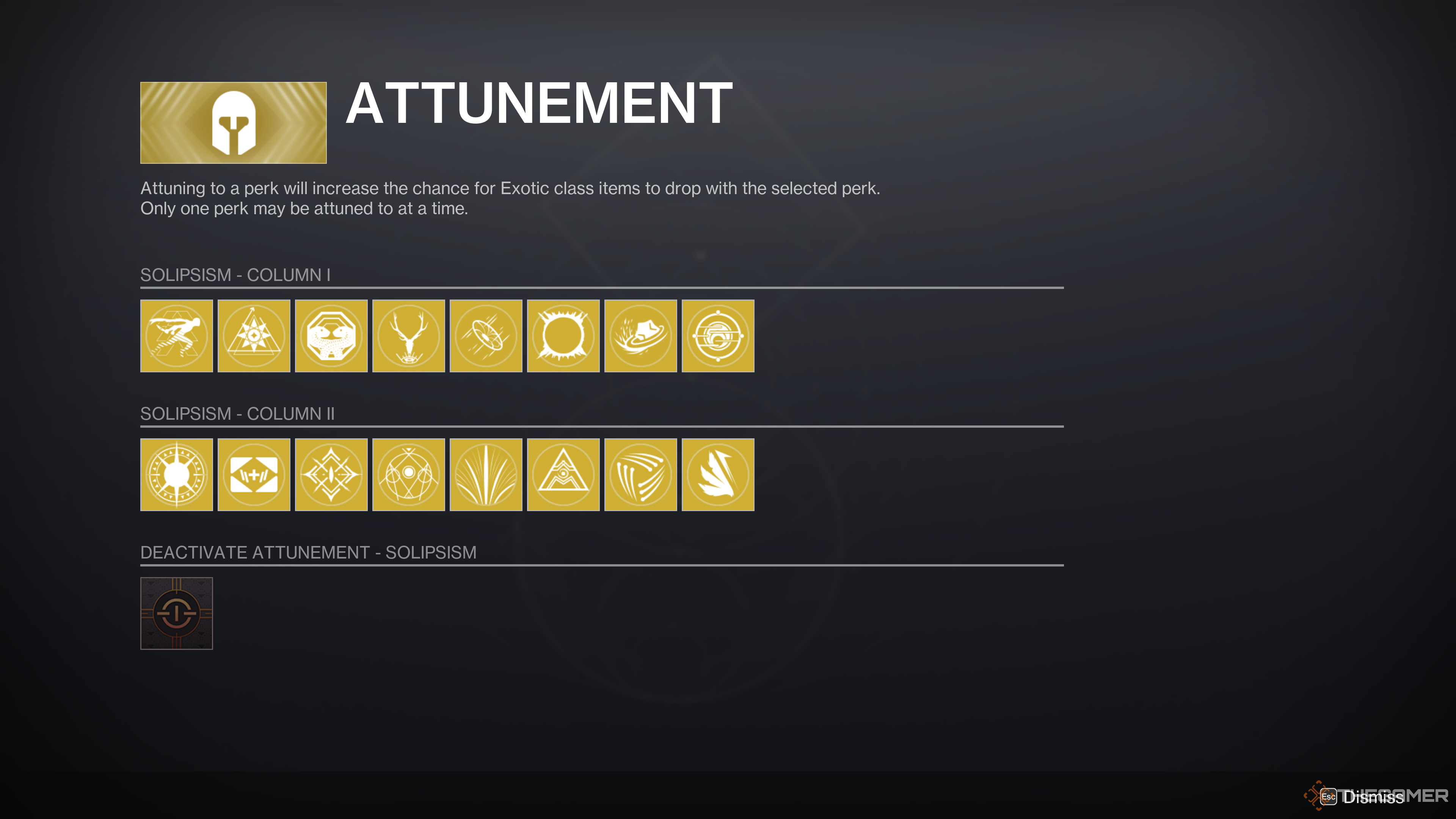 Destiny 2 All Solipsism Perks