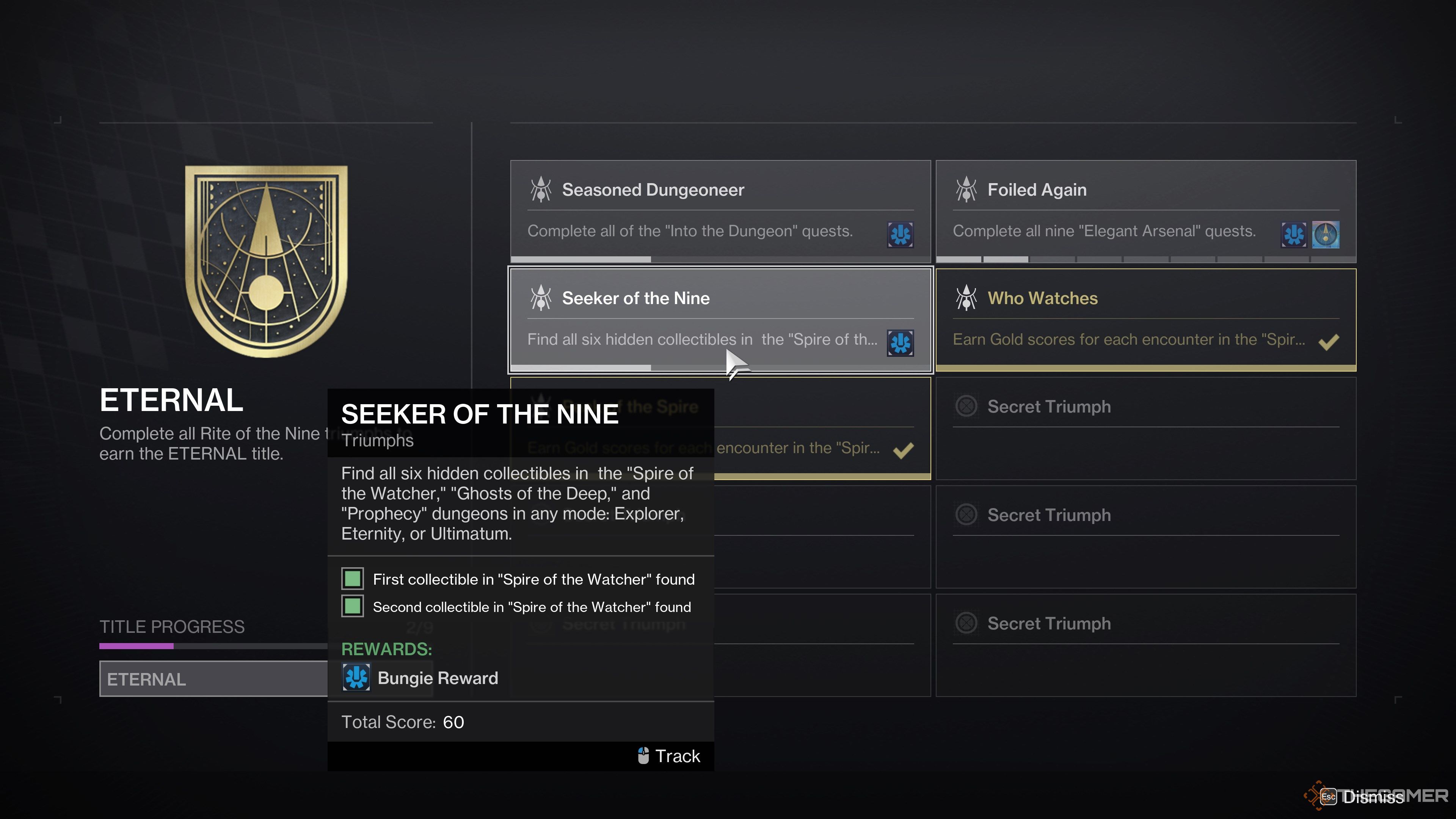 Destiny 2 ETERNAL Triumphs