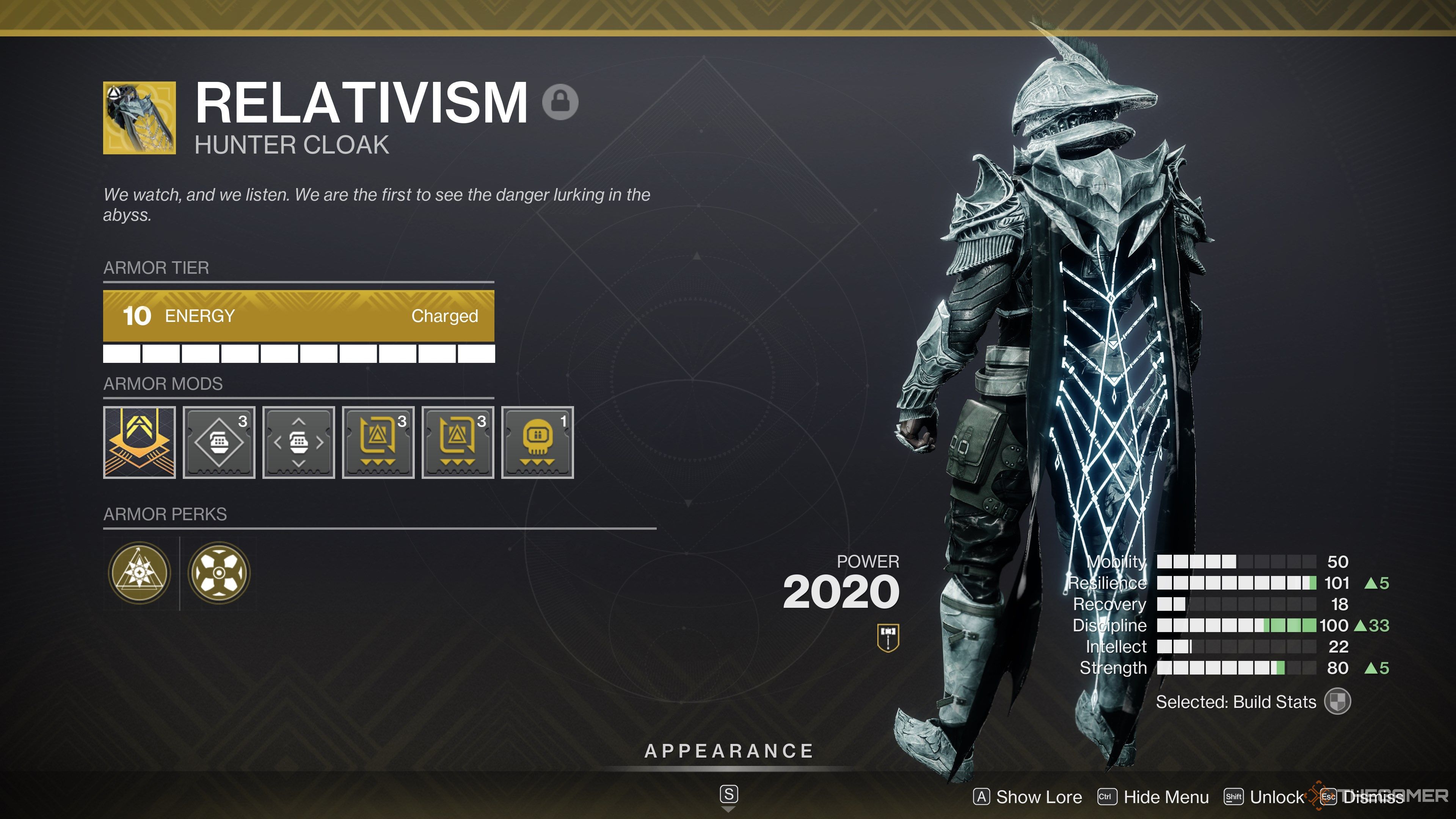 Destiny 2 Inmost Light with Cyrtarachne