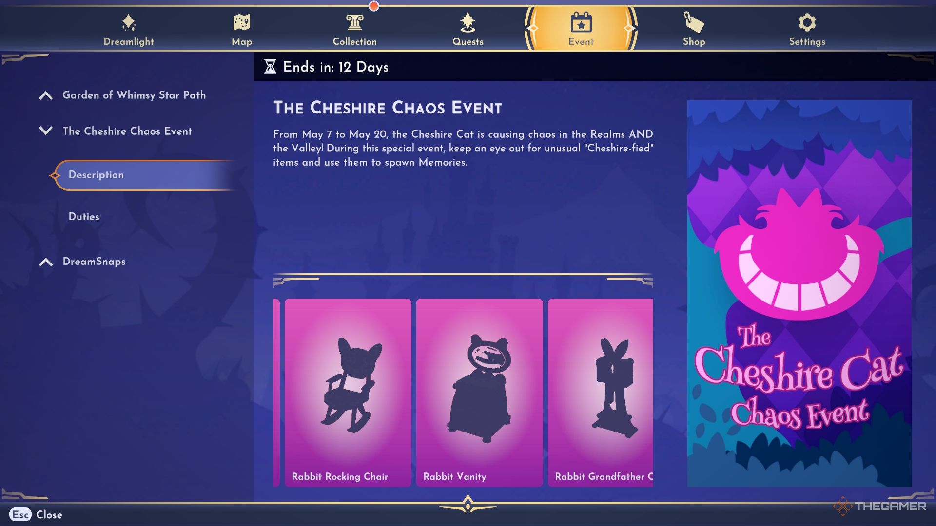 Cheshire Chaos event banner.