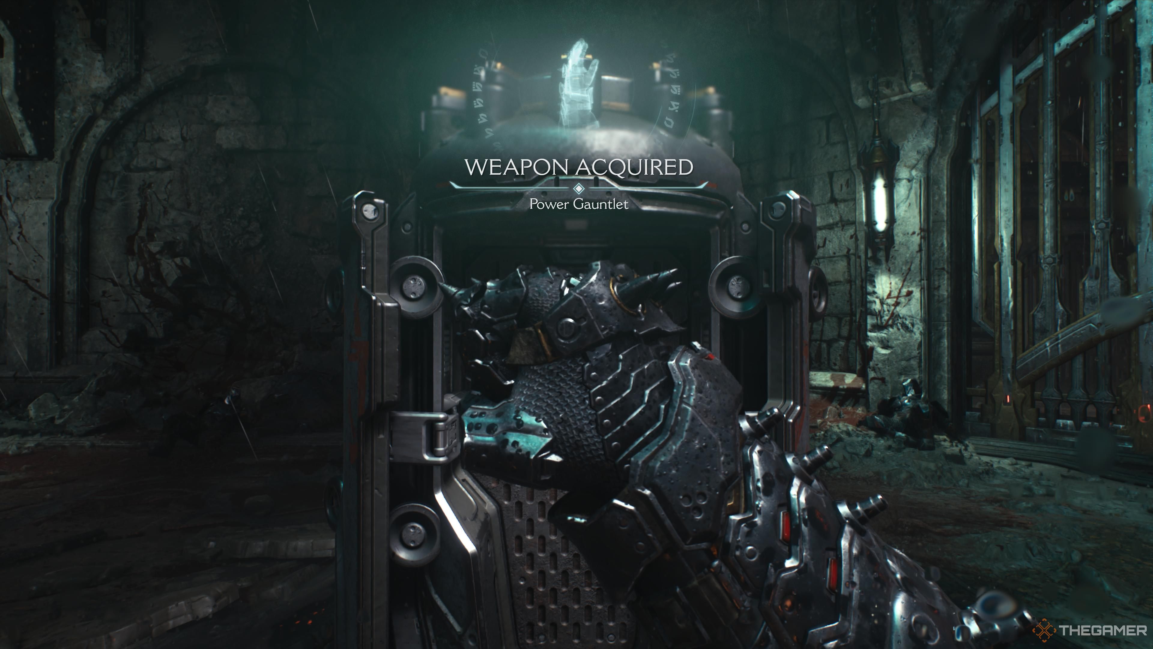 Получение силовой перчатки в Doom: The Dark Ages.