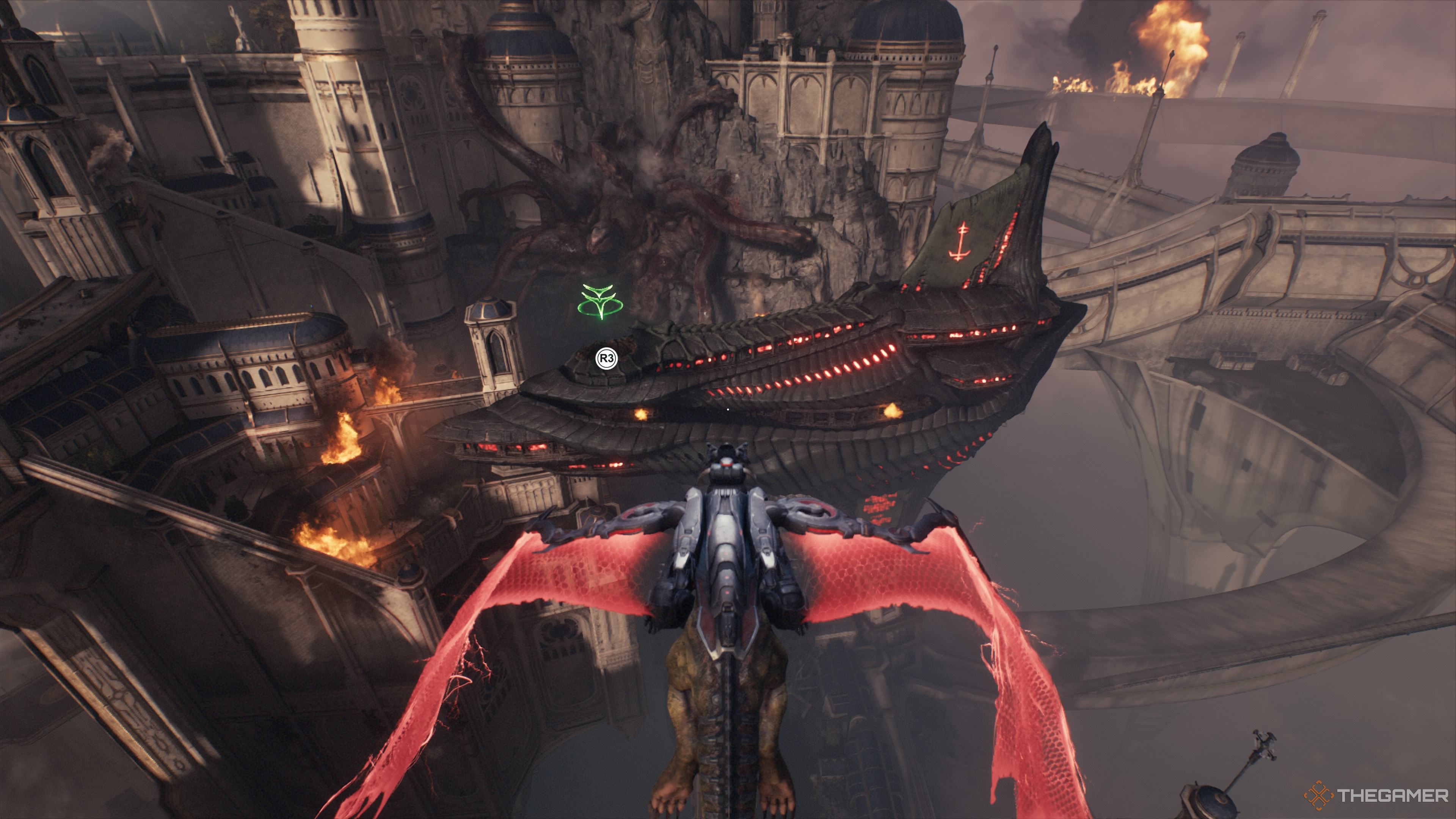 Eastern Hell Carrier in Doom The Dark Ages.