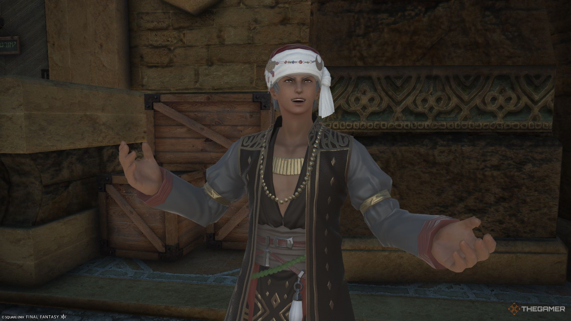 Ebullient Citizen in Final Fantasy 14.