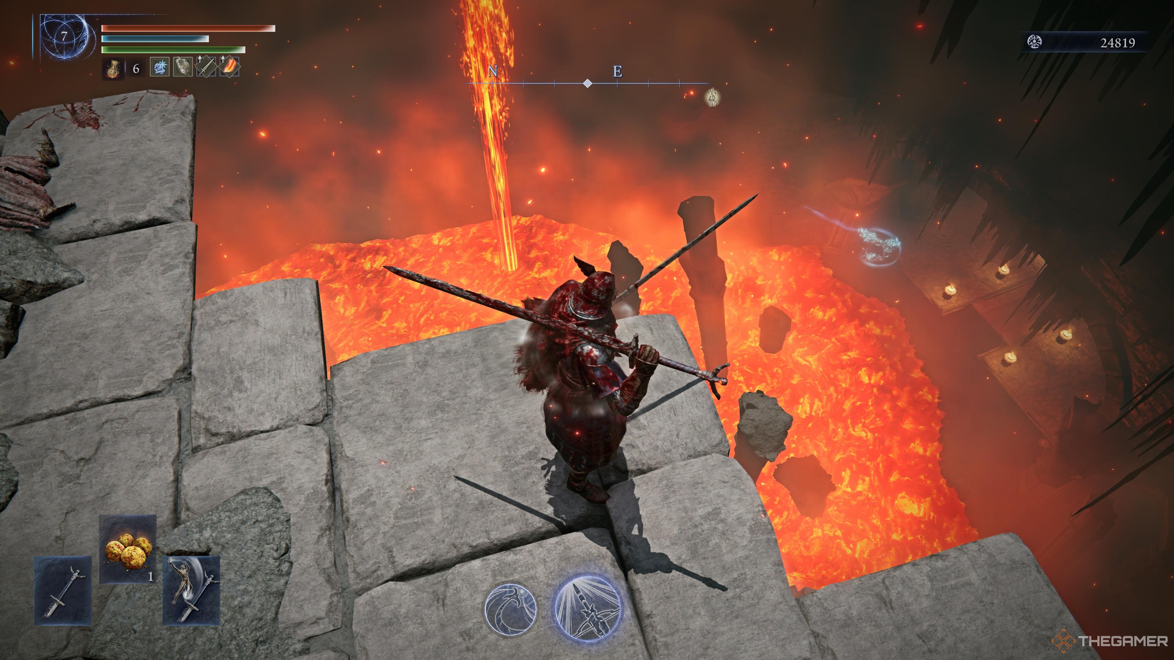 Wylder with dual greatswords in Elden Ring Nightreign.