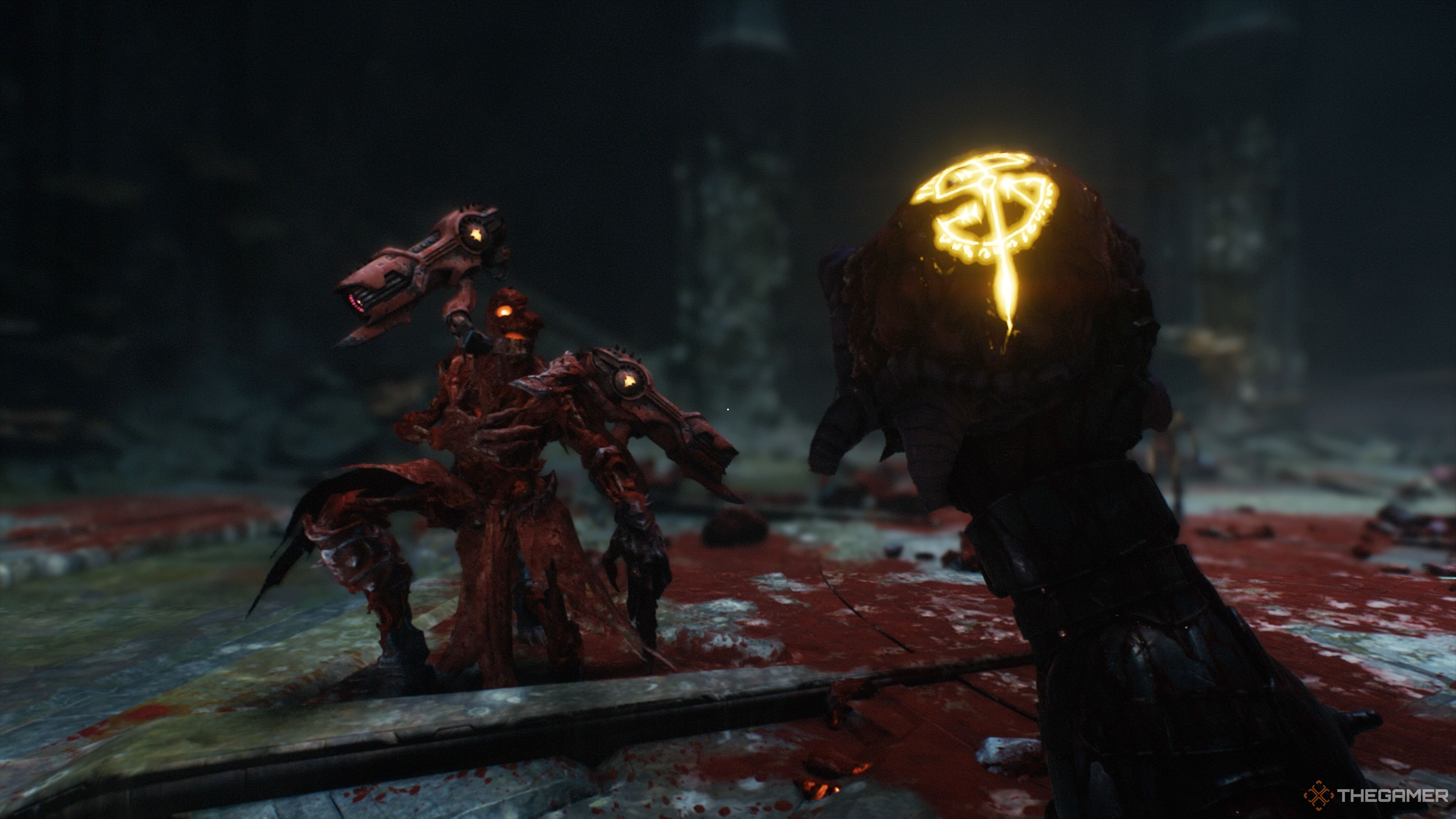 Getting the Demonic Essence from the Revenant near the top Signal Emitter in the Spire Of Nerathul of Doom The Dark Ages.