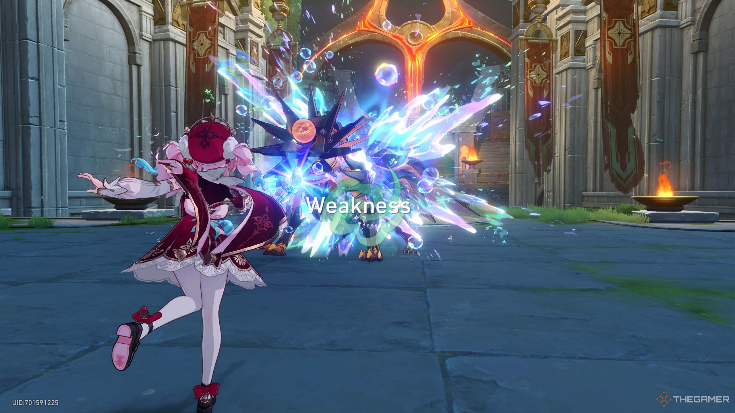 Honkai Star Rail Hyacine starting the battle.
