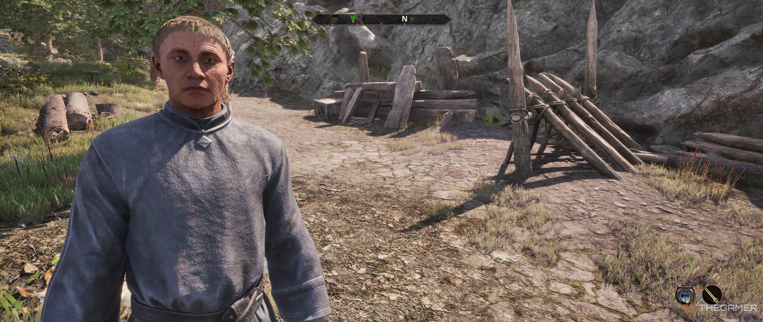 Ilav outside Kvatch in Oblivion Remastered.