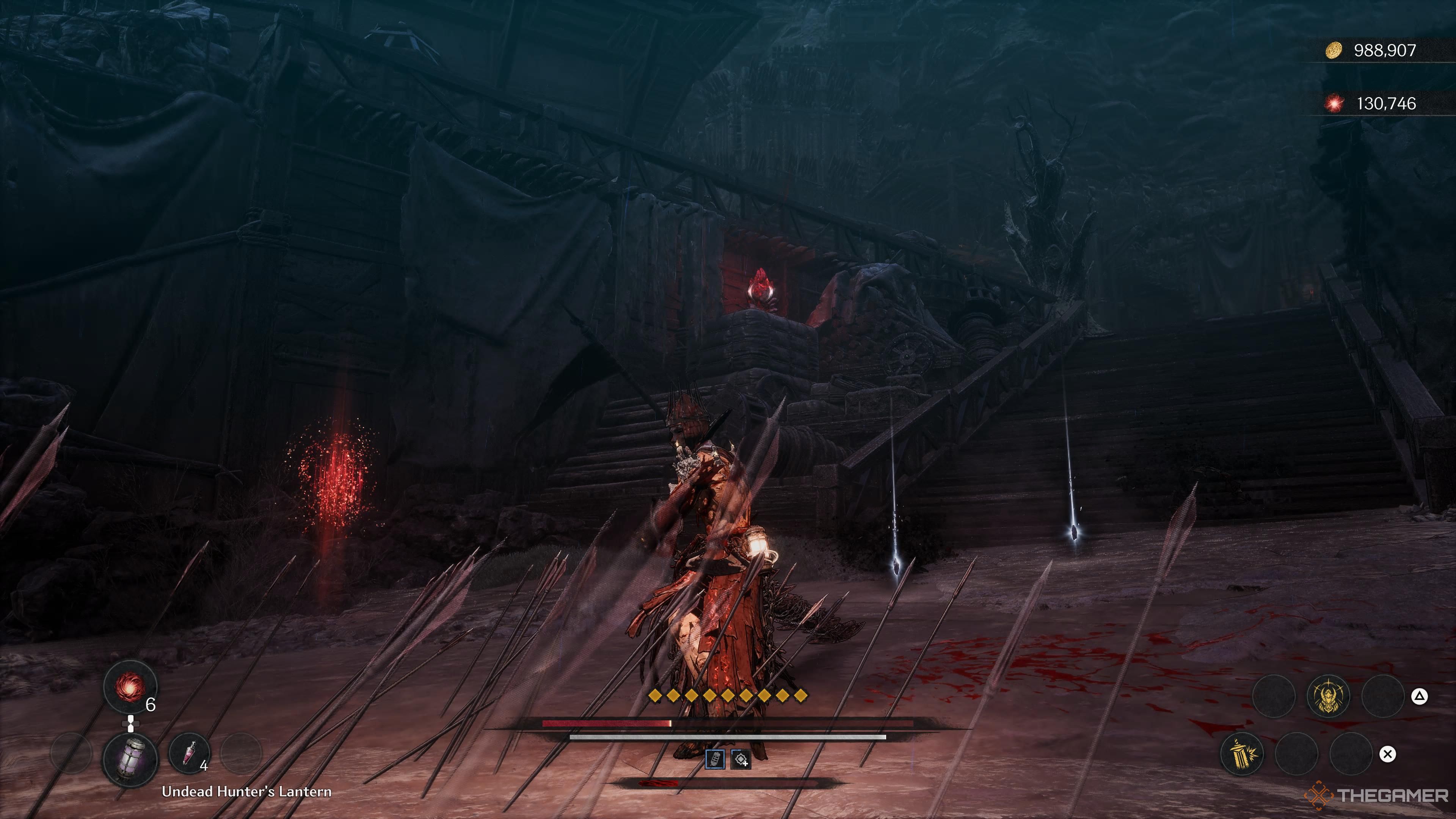 The first soulstone in the side mission Last Command in The First Berserker Khazan.