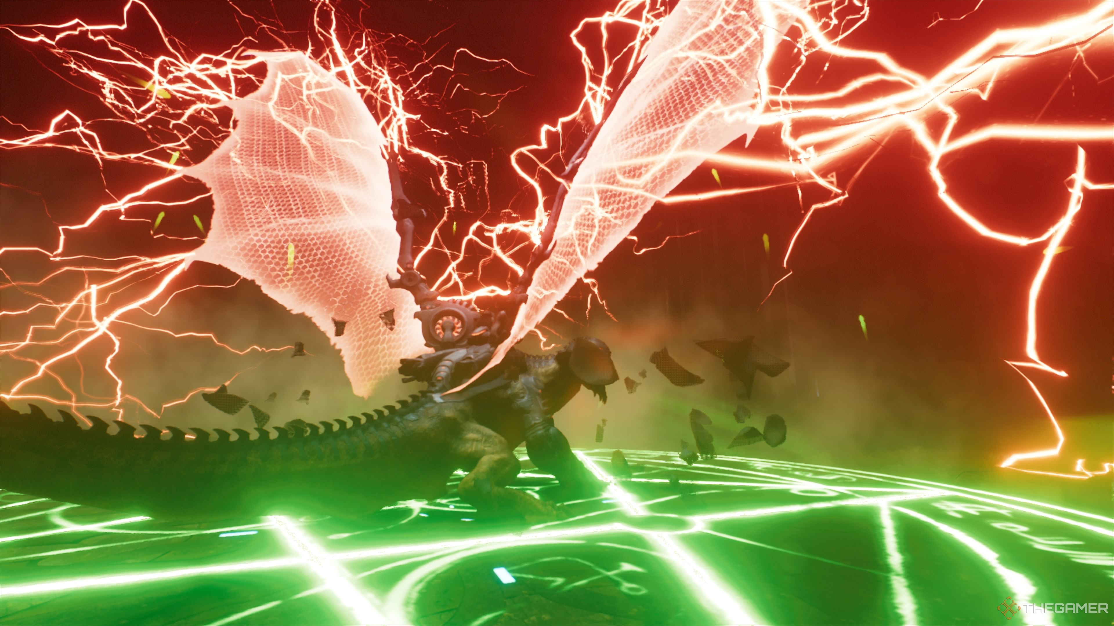 Landing in the center Signal Emitter section of the Spire Of Nerathul of Doom The Dark Ages.