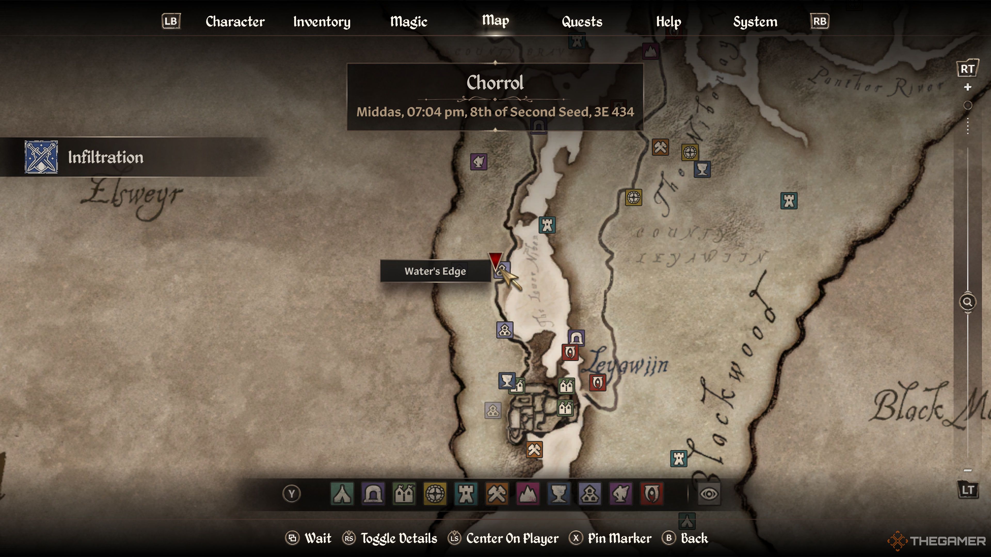Oblivion Remastered Infiltration Water's Edge On Map 7