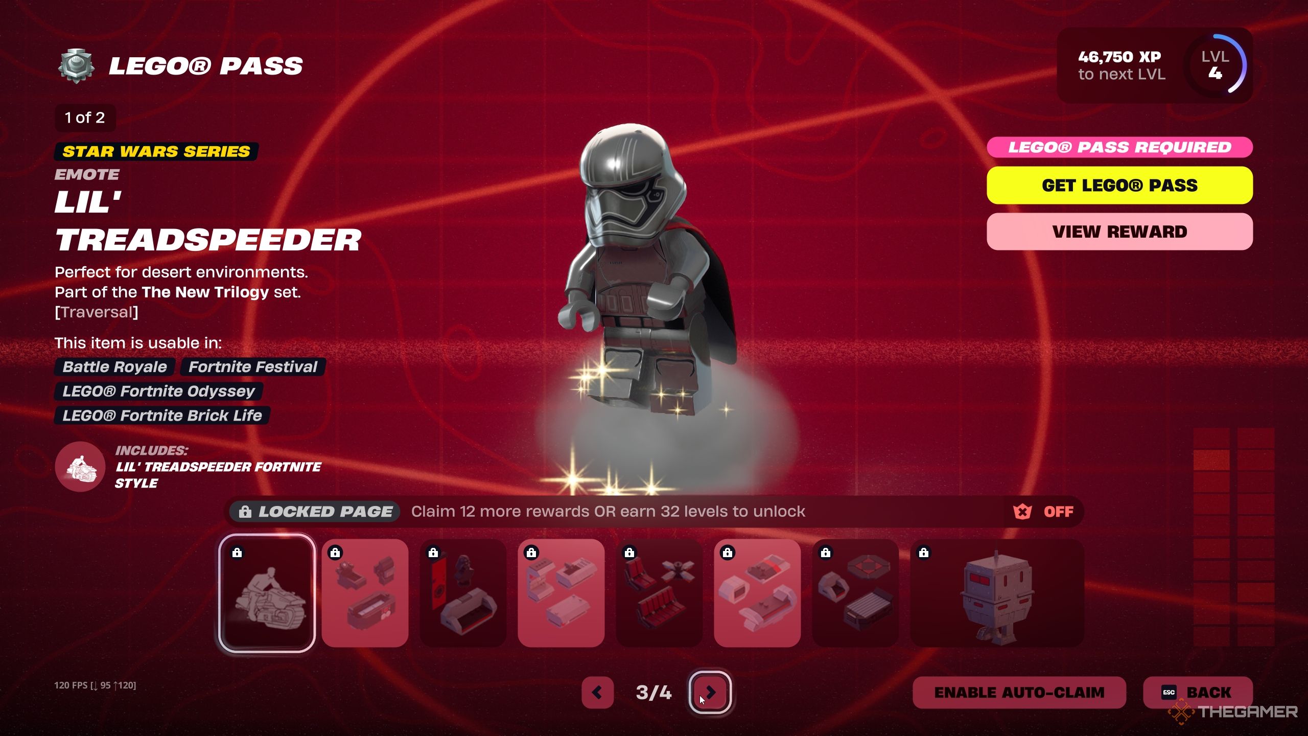 Page 3 of the Star Wars First Order LEGO Pass - Fortnite