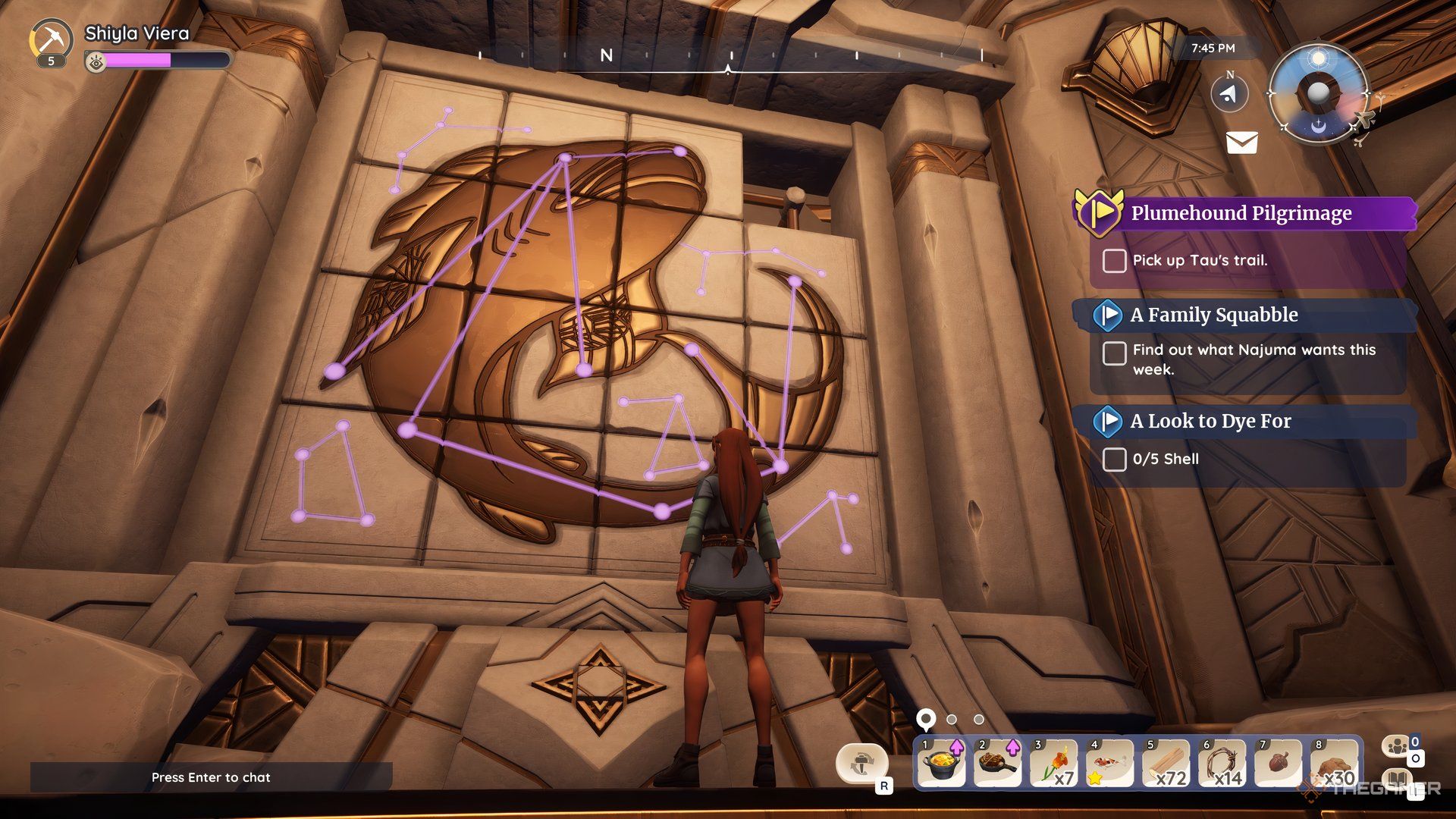 Palia Temple of the Waves puzzle solution image.