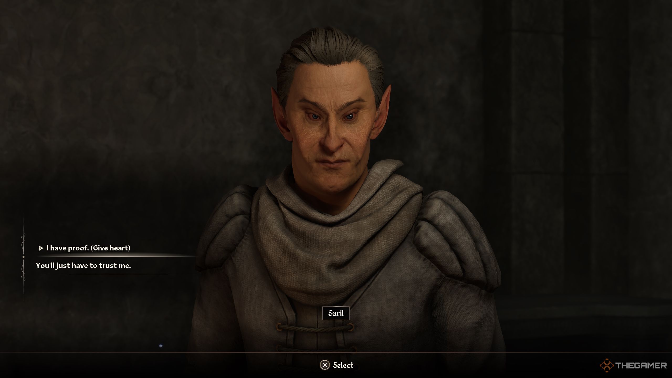 Игрок собирается доказать Эарилу убийство вора - Oblivion