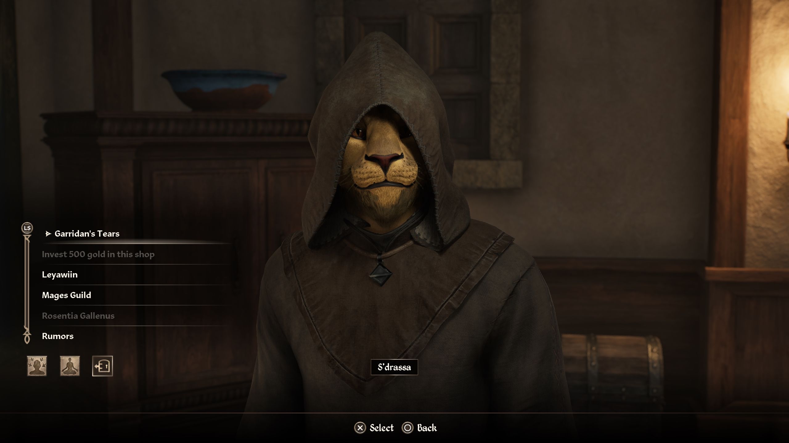 Player is speaking with S'drassa at the end of the quest - Oblivion Remastered