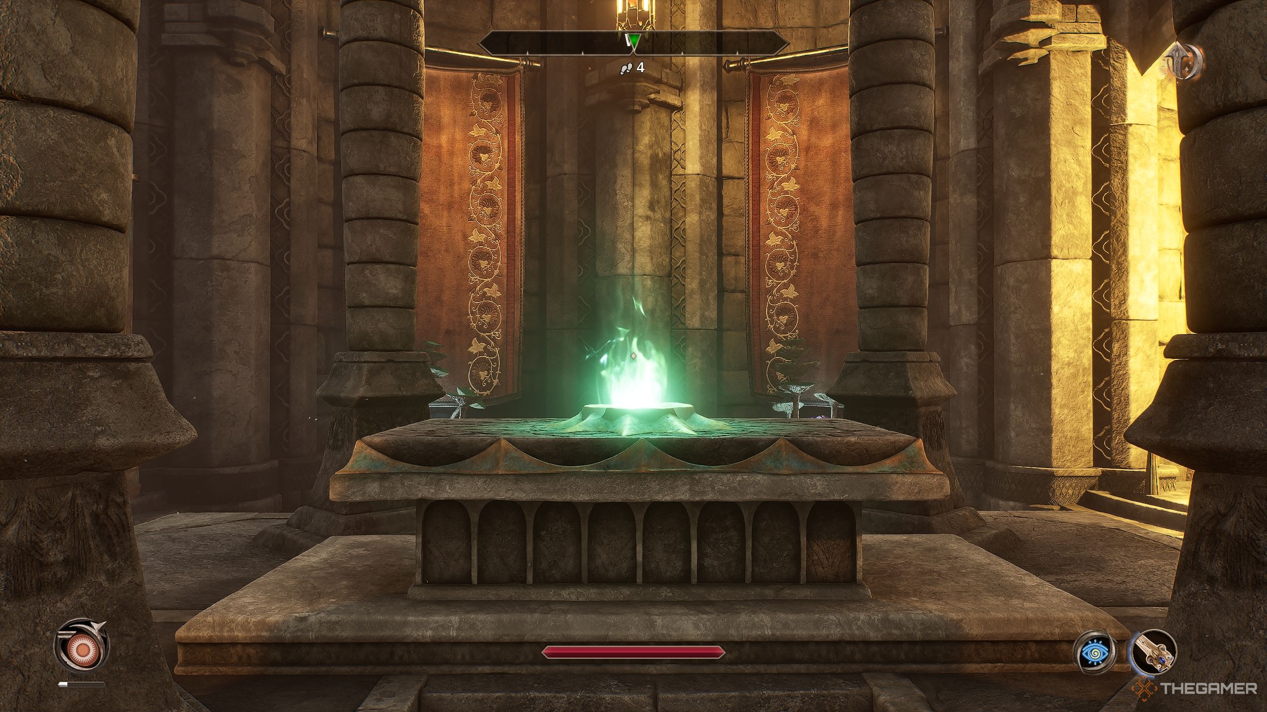 Player just activated the altar - Oblivion Remastered