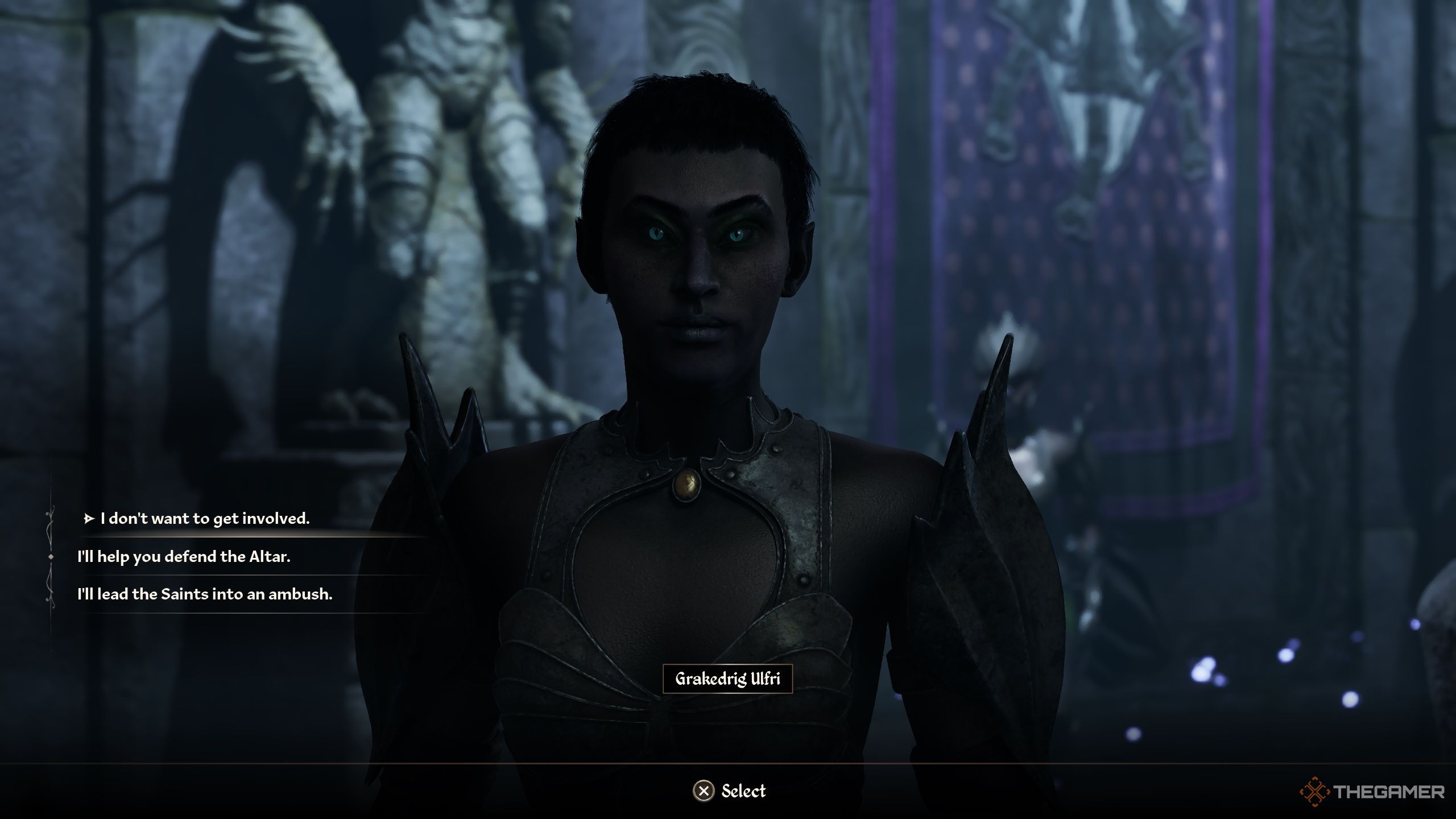 Player speaking to Ulfri - Oblivion Remastered