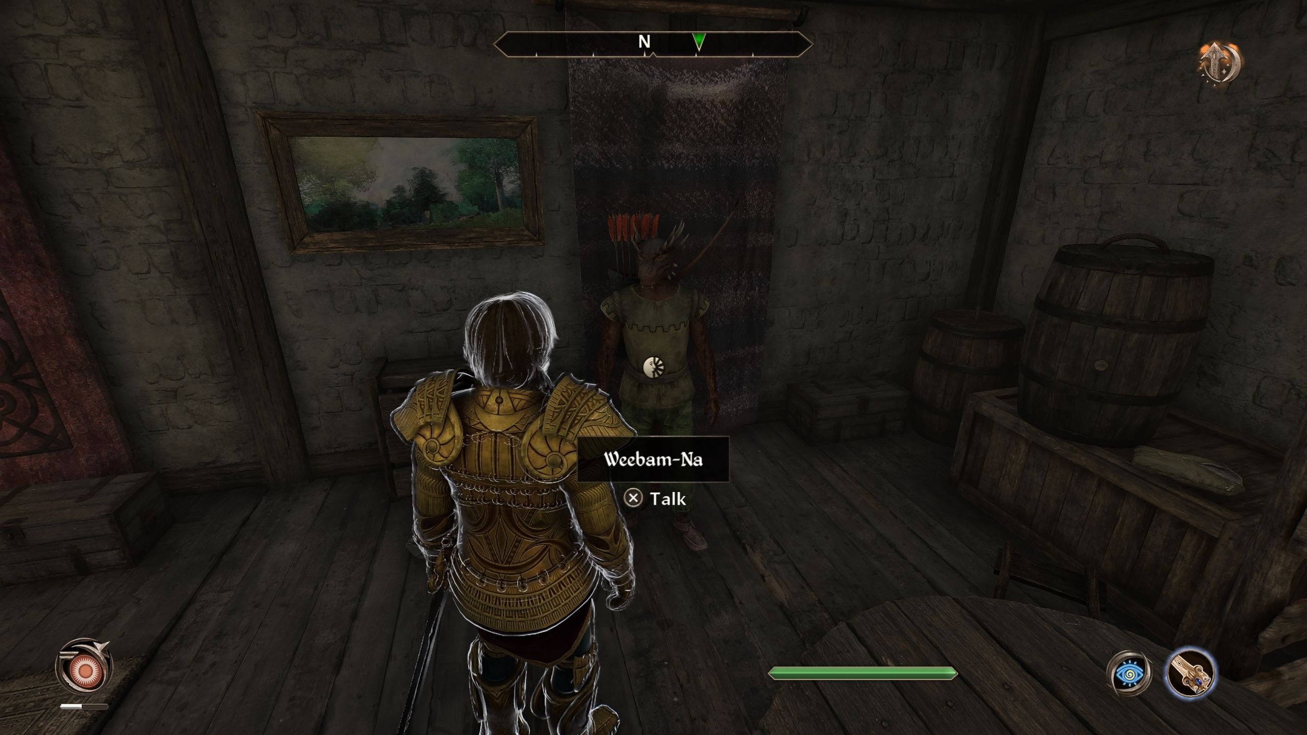 Player standing in front of Weebam - Oblivion Remastered