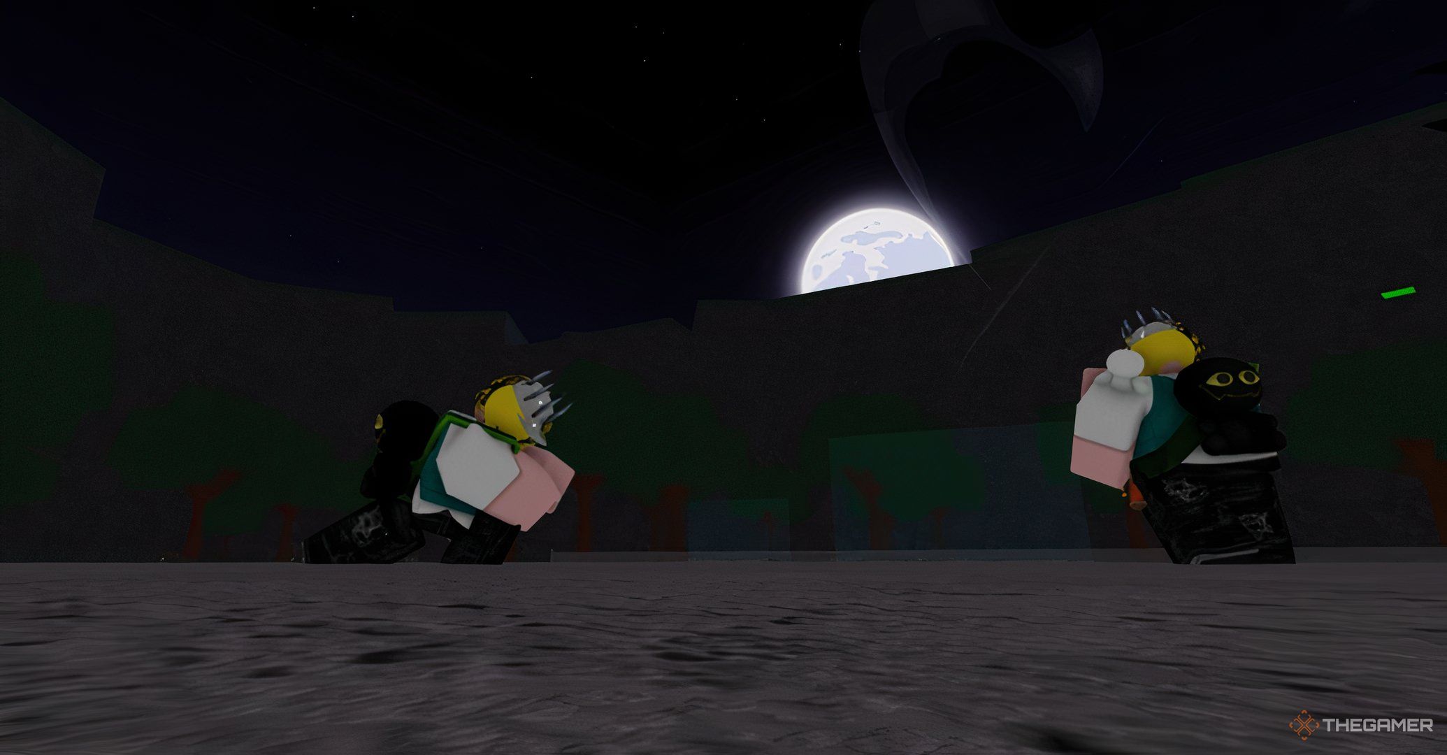 Roblox The Strongest Battlegrounds Serious Slap Animation, character seen from different positions.