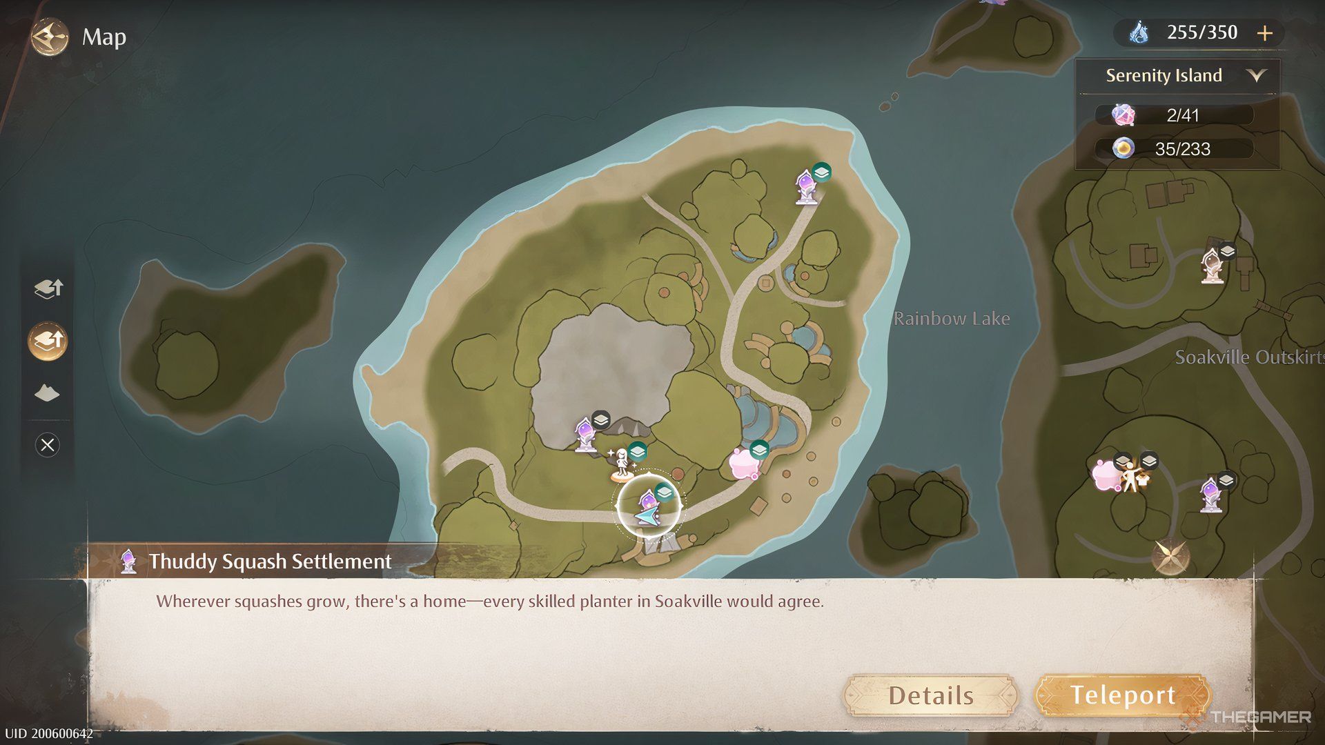 The Swish And Stitch Soiree location is shown in Infinity Nikki.