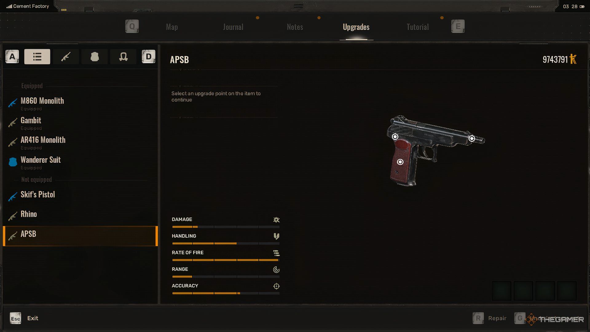 The APSB and its stats in Stalker 2.