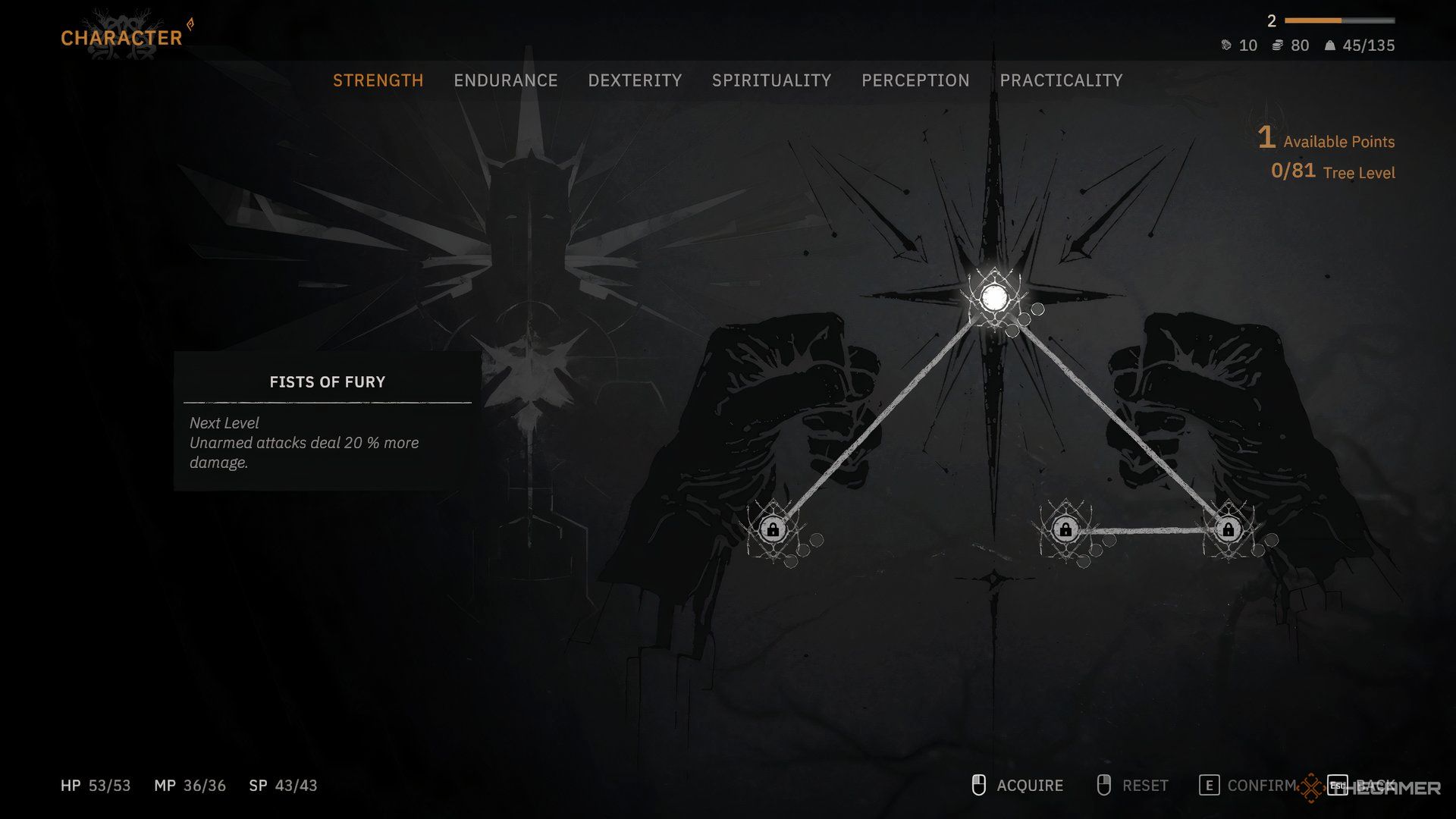 Tainted Grail The Fall Of Avalon Fists Of Fury skill summary.