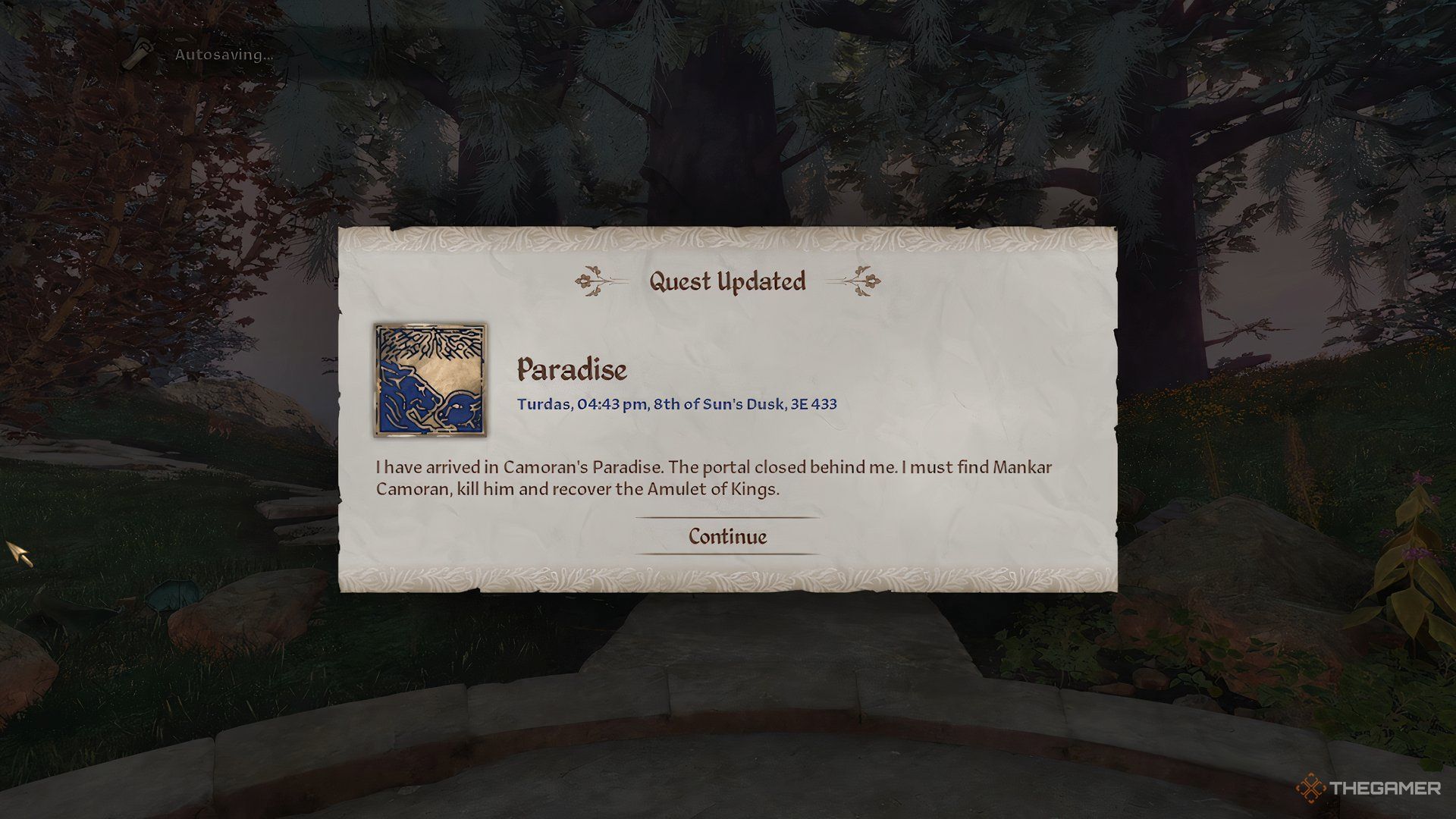 Вход в Рай в The Elder Scrolls IV Oblivion Remastered.