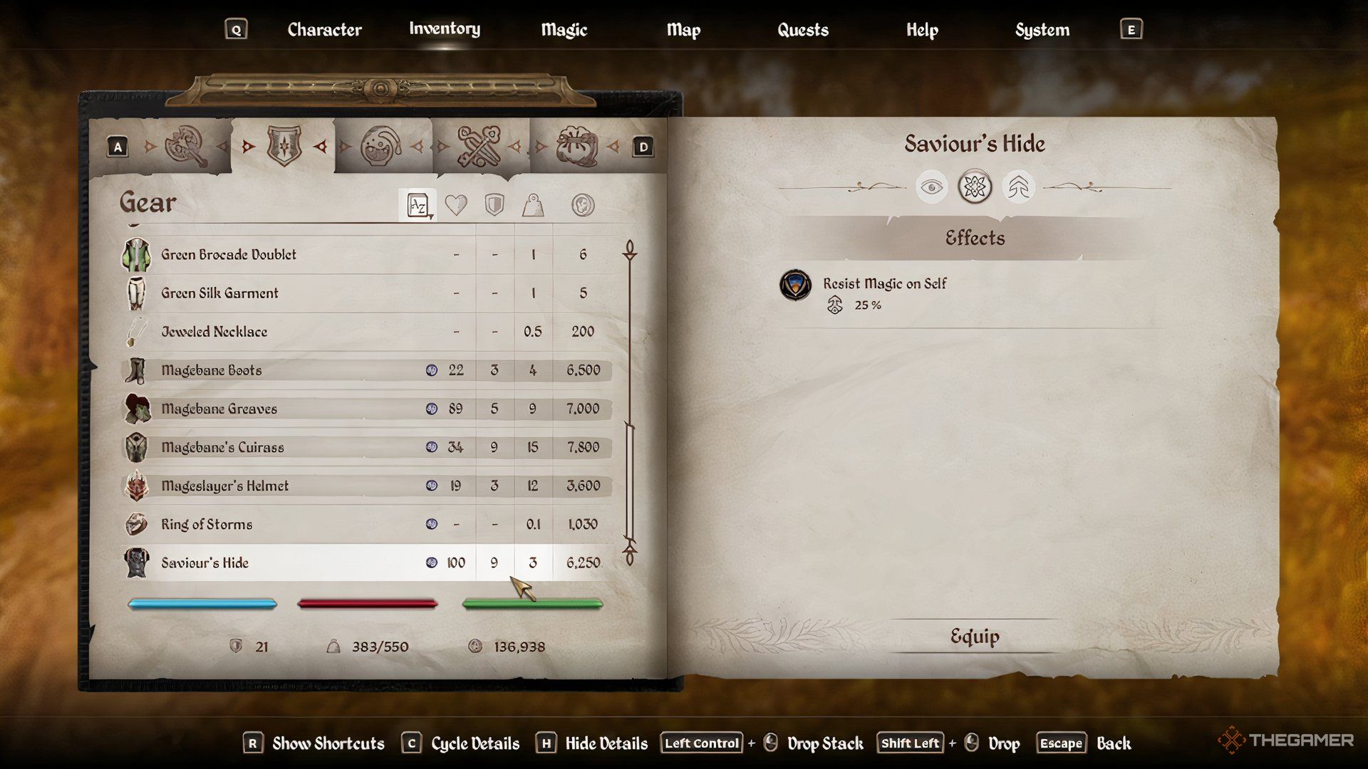 The Saviour's Hide in The Elder Scrolls IV Oblivion Remastered.