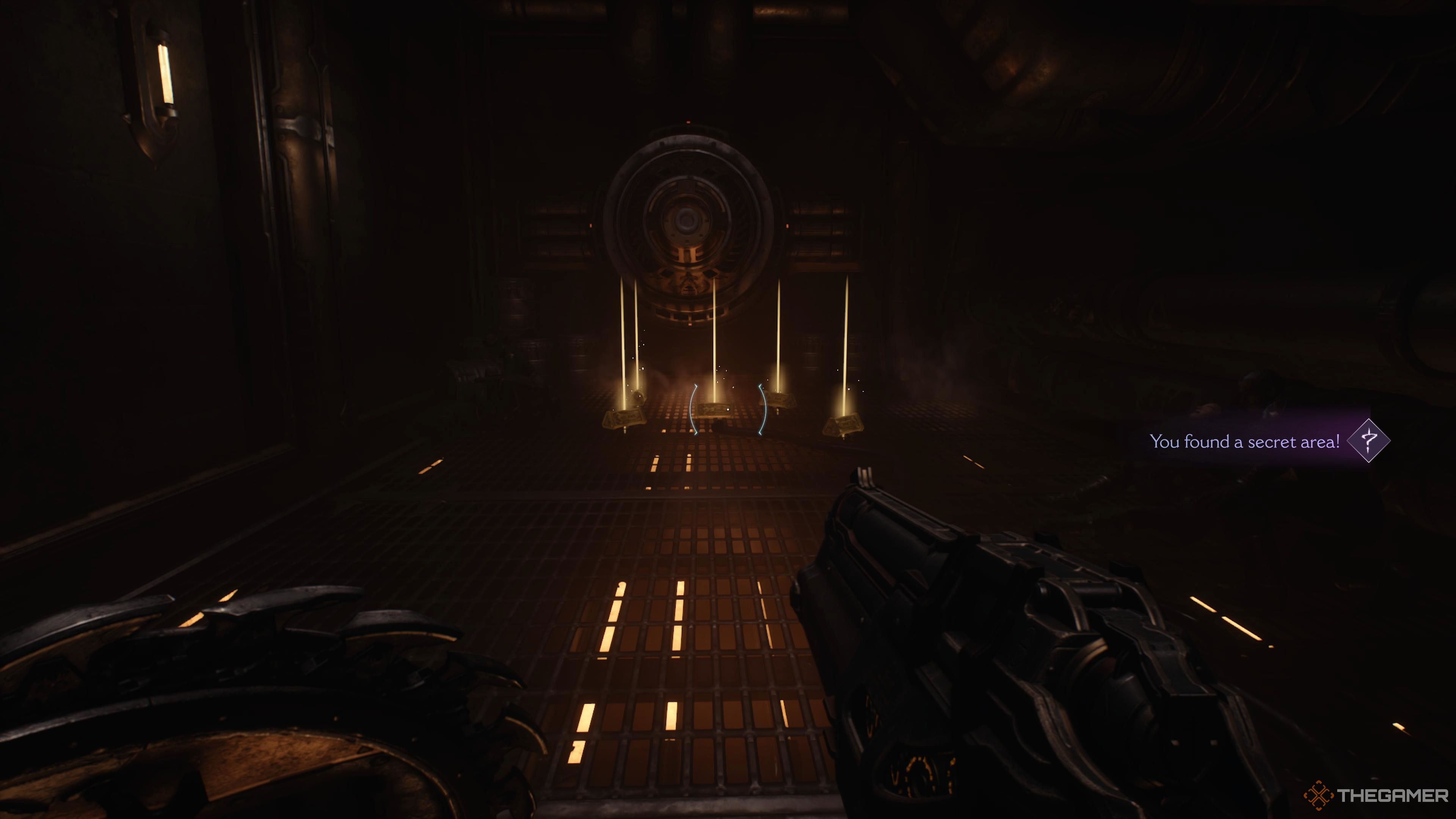 The first Hebeth gold room in Doom The Dark Ages.