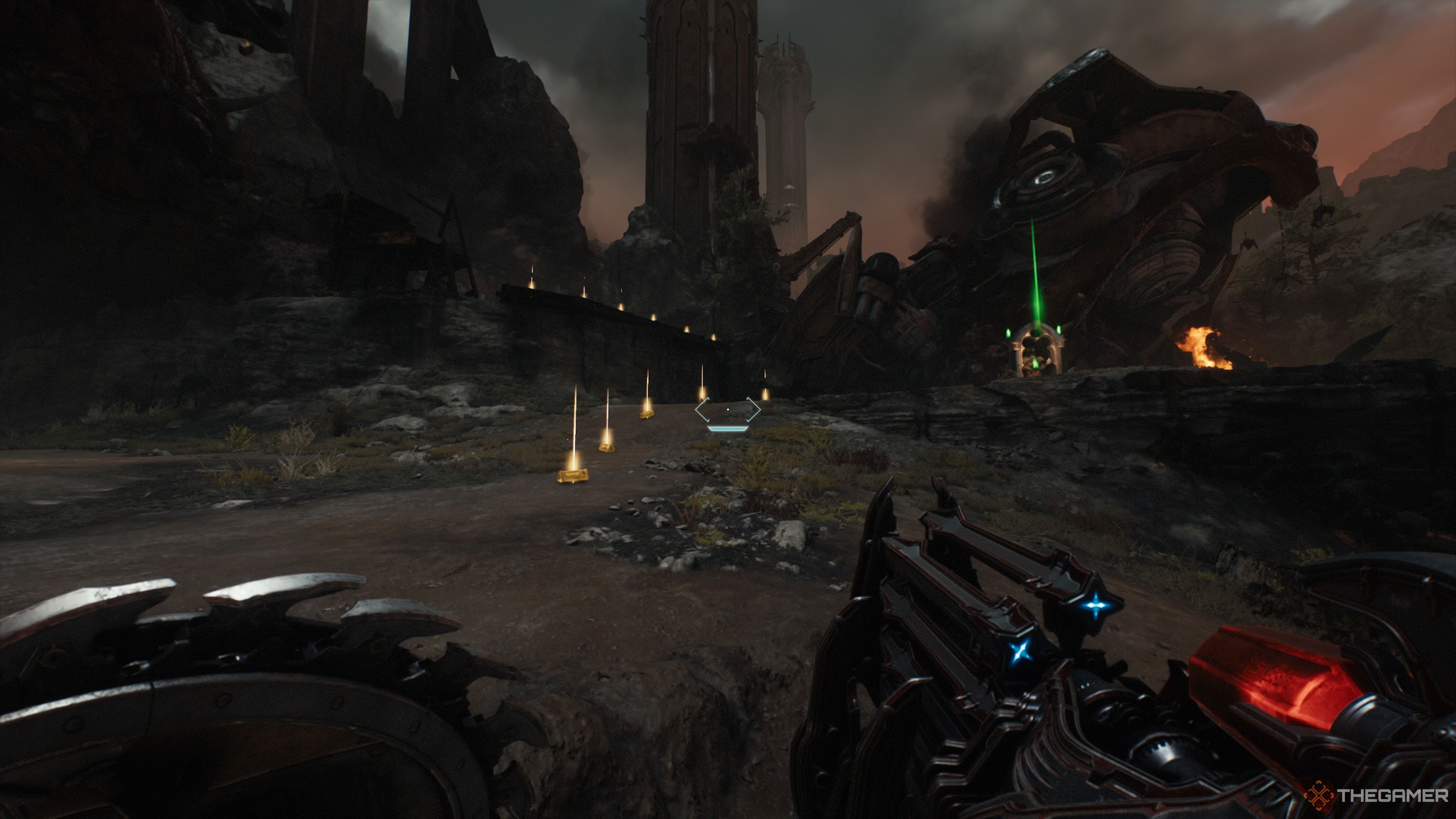 Золото, ведущее к Святилищу Стража в главе «Возрождение» Doom: The Dark Ages.