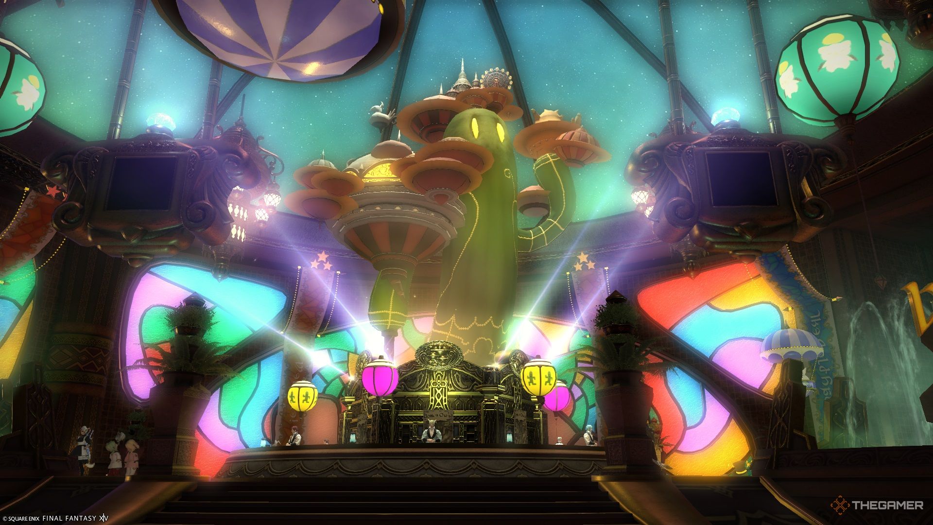 The Gold Saucer in Final Fantasy 14.