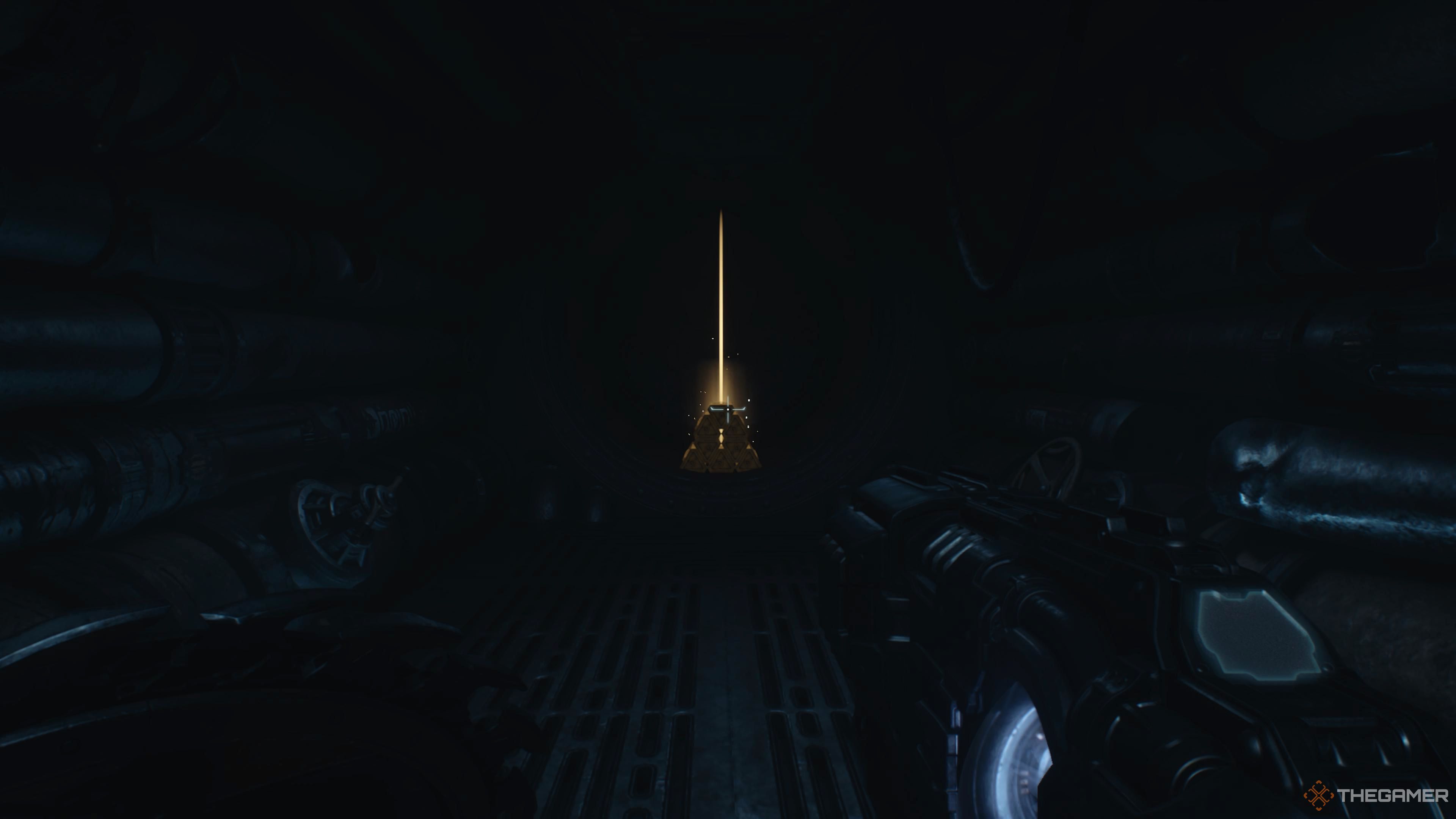 The gold you get from destroying a turret in Hebeth in Doom The Dark Ages.