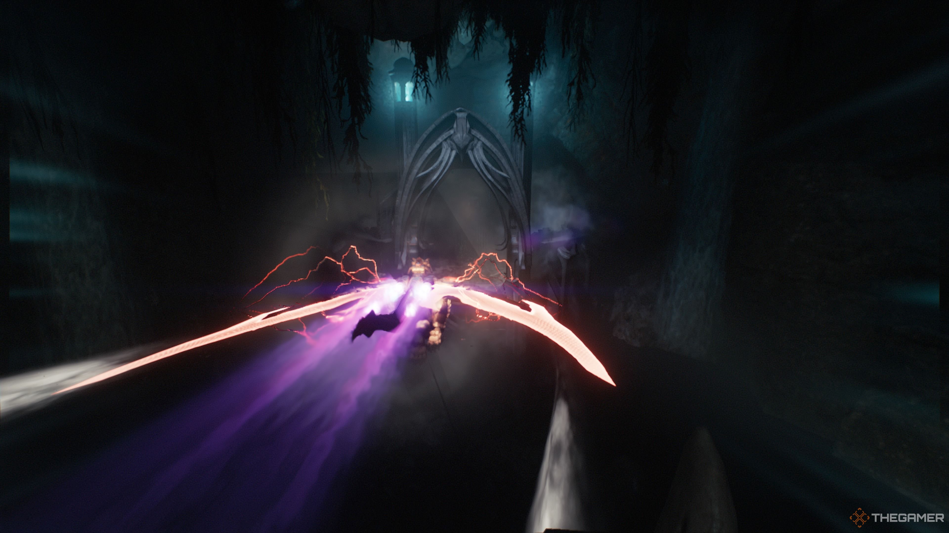 The highest up emitter located at The Spire Of Nerathul in Doom The Dark Ages.