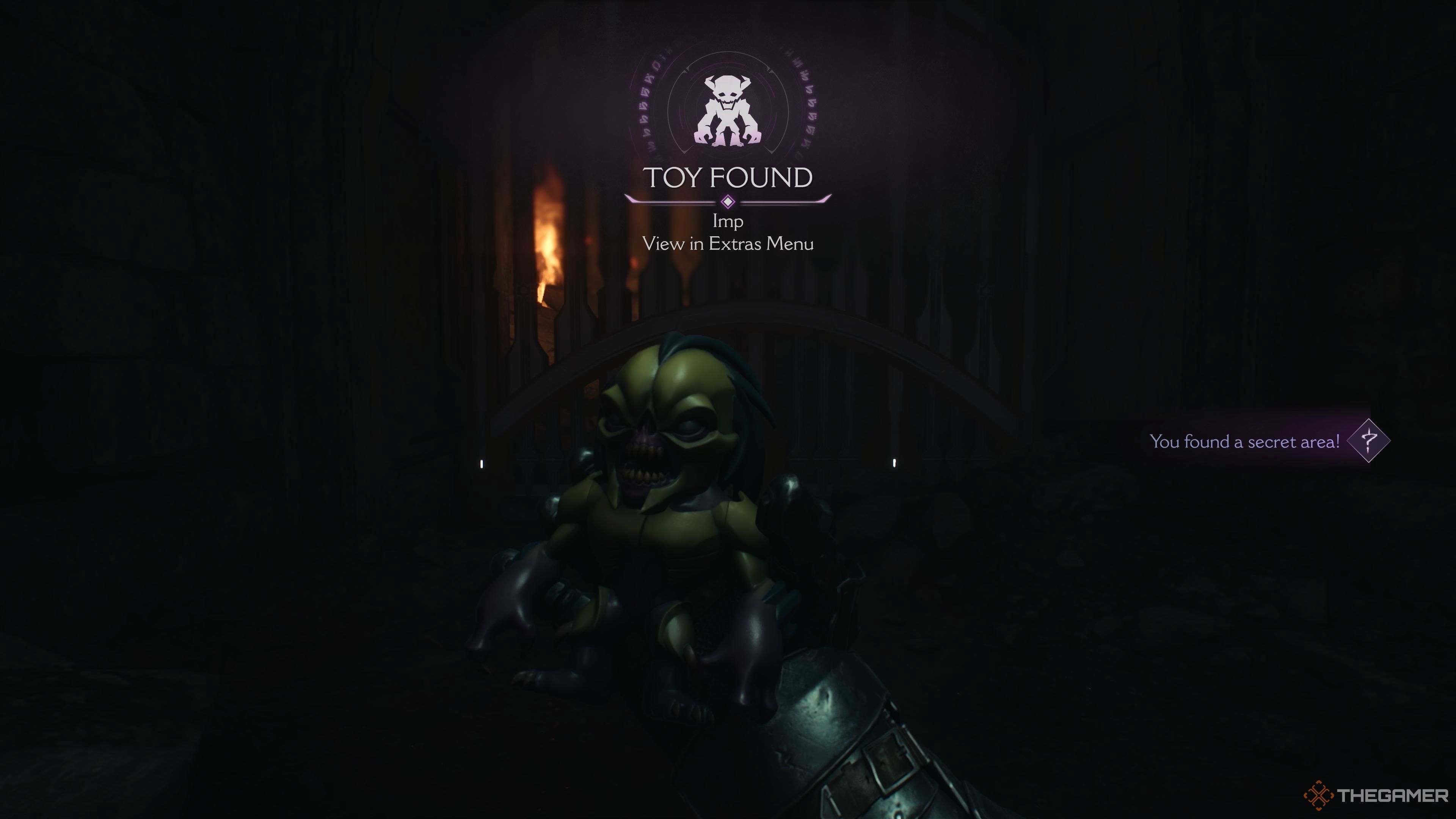 Игрушка Импов в Халиме в Doom: The Dark Ages.