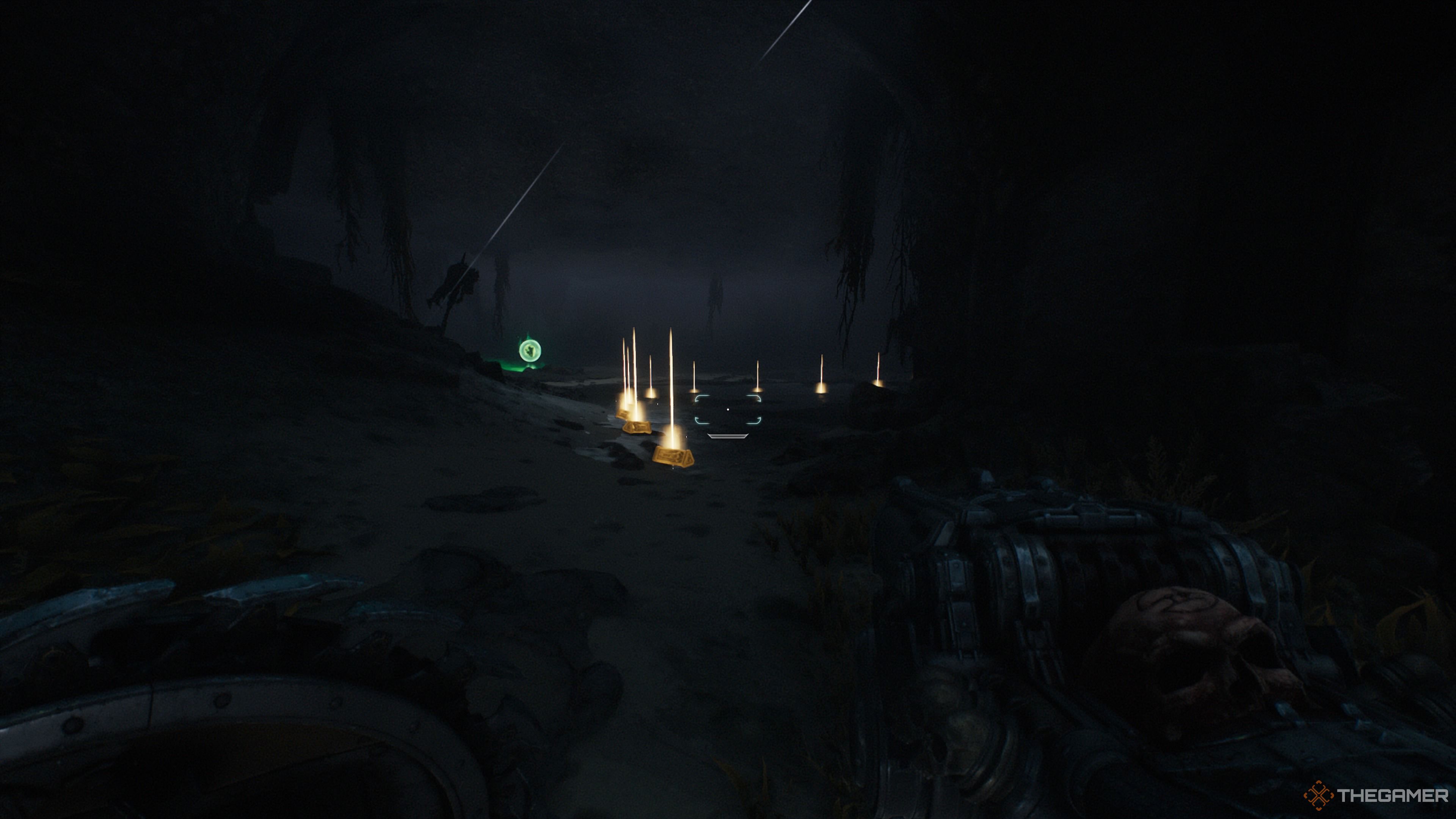 The Life Sigil found in the cave on the way to the top Signal Emitter in the Spire Of Nerathul of Doom The Dark Ages.