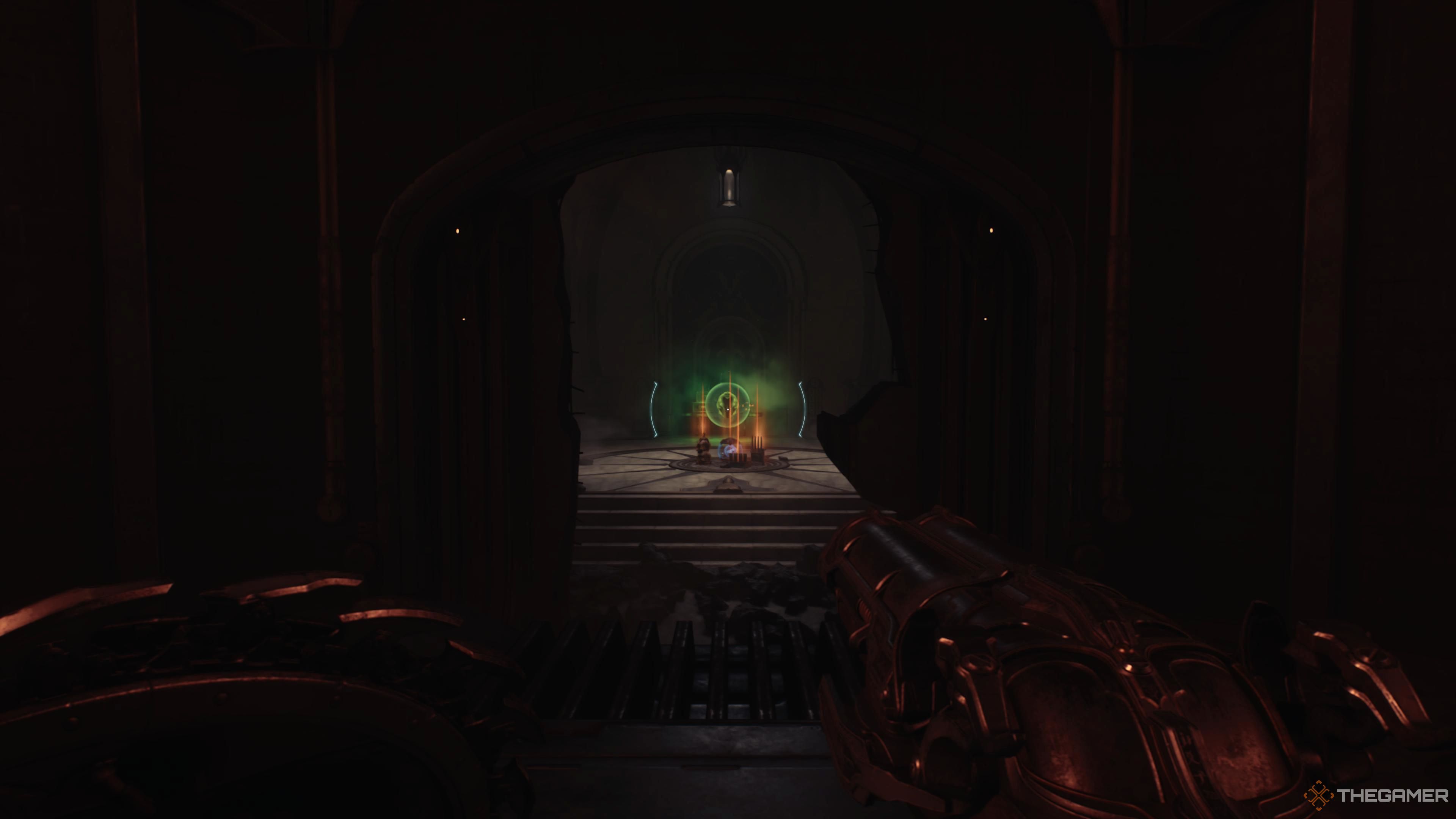 The Life Sigil in the west Hell Carrier in Doom The Dark Ages.
