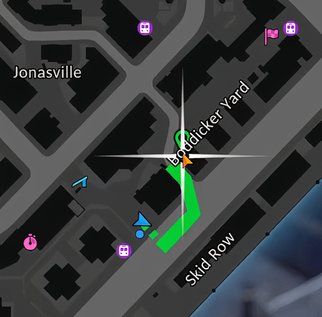 The Precinct Artifact Map Location Westside 1