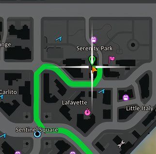 The Precinct Artifact Map Location Westside 3