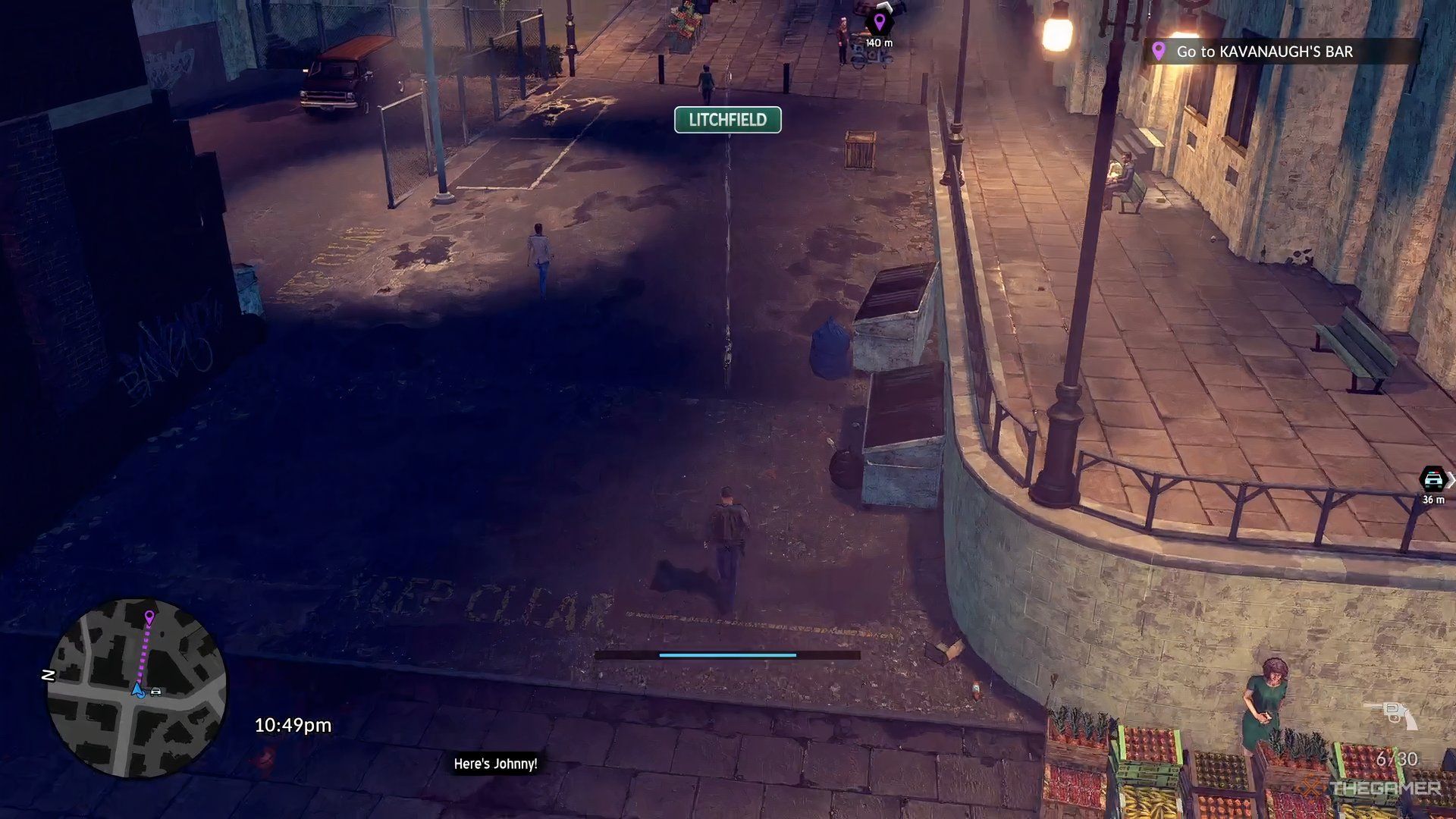 The Precinct Running through a shopping center.