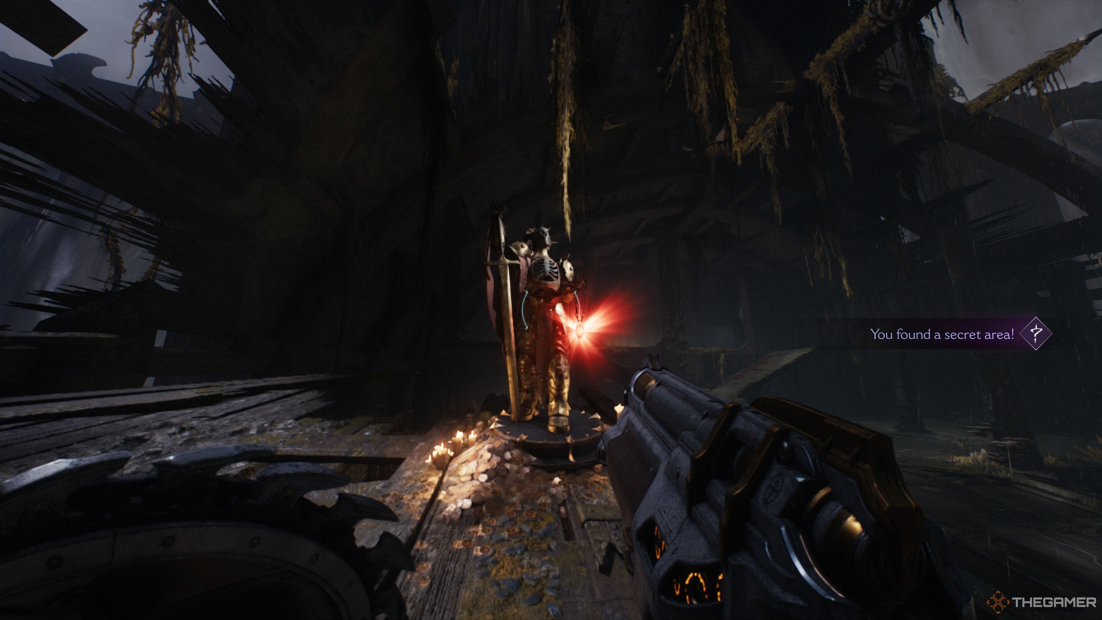 The Ruby on the ship in the Signal Emitter section of the Spire Of Nerathul of Doom The Dark Ages.