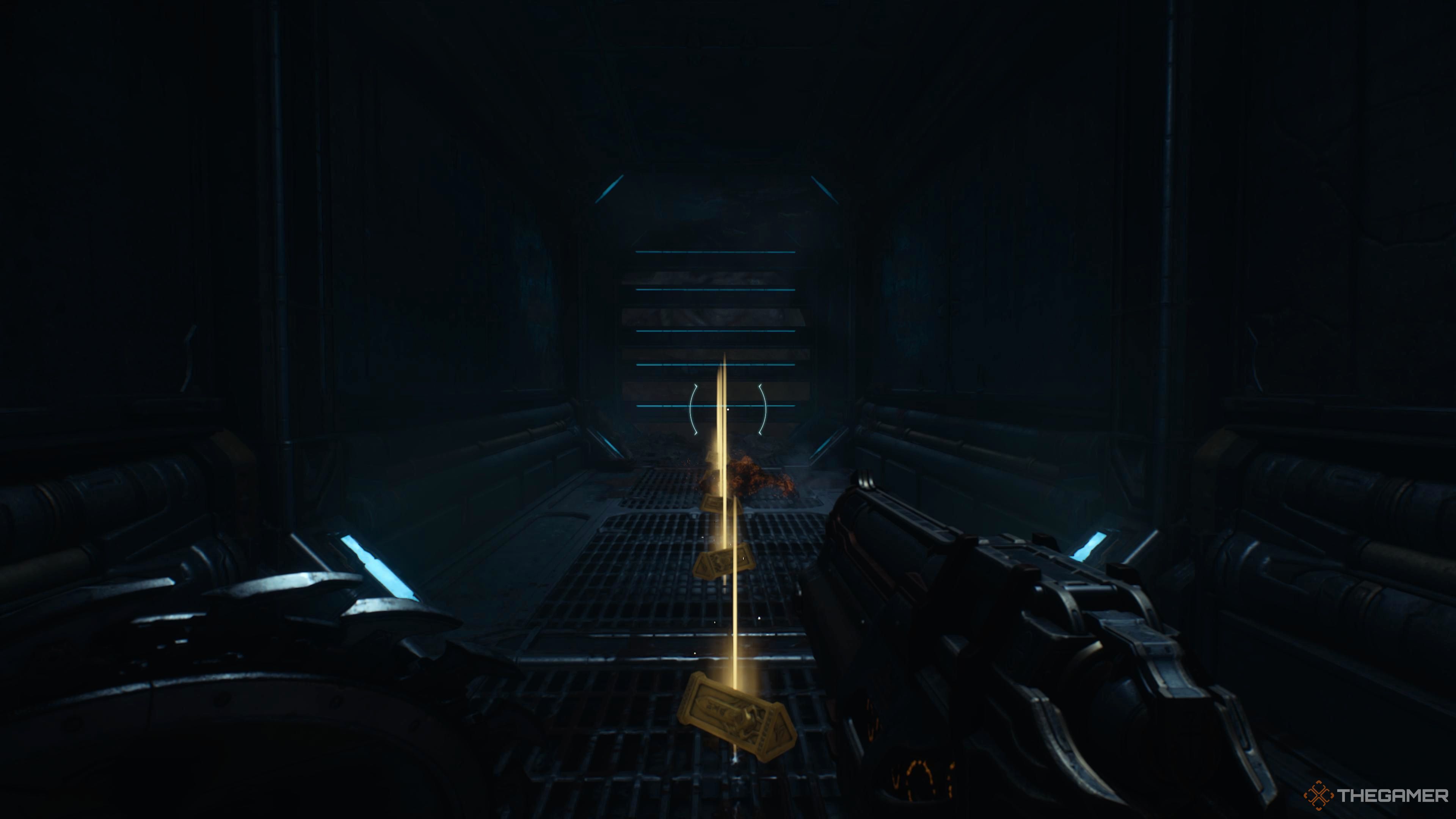 The second Hebeth gold room in Doom The Dark Ages.