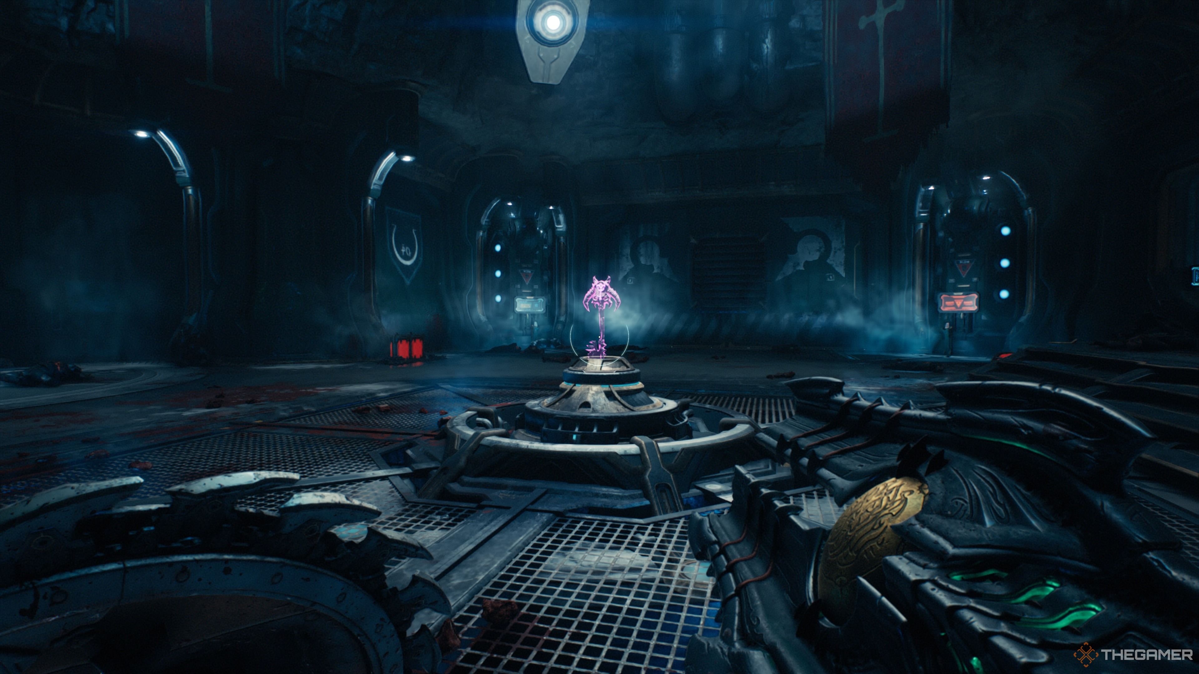 Секретный Ключ на Станции Управления Стражей в Doom: The Dark Ages.