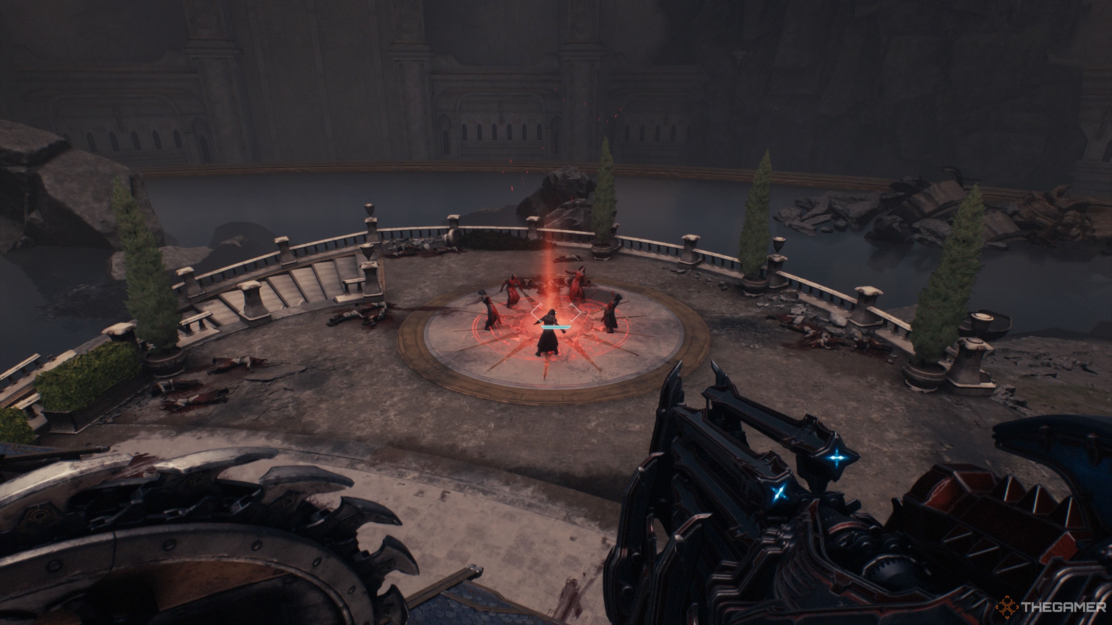 The Secret Landing Pad cultists in Doom The Dark Ages.