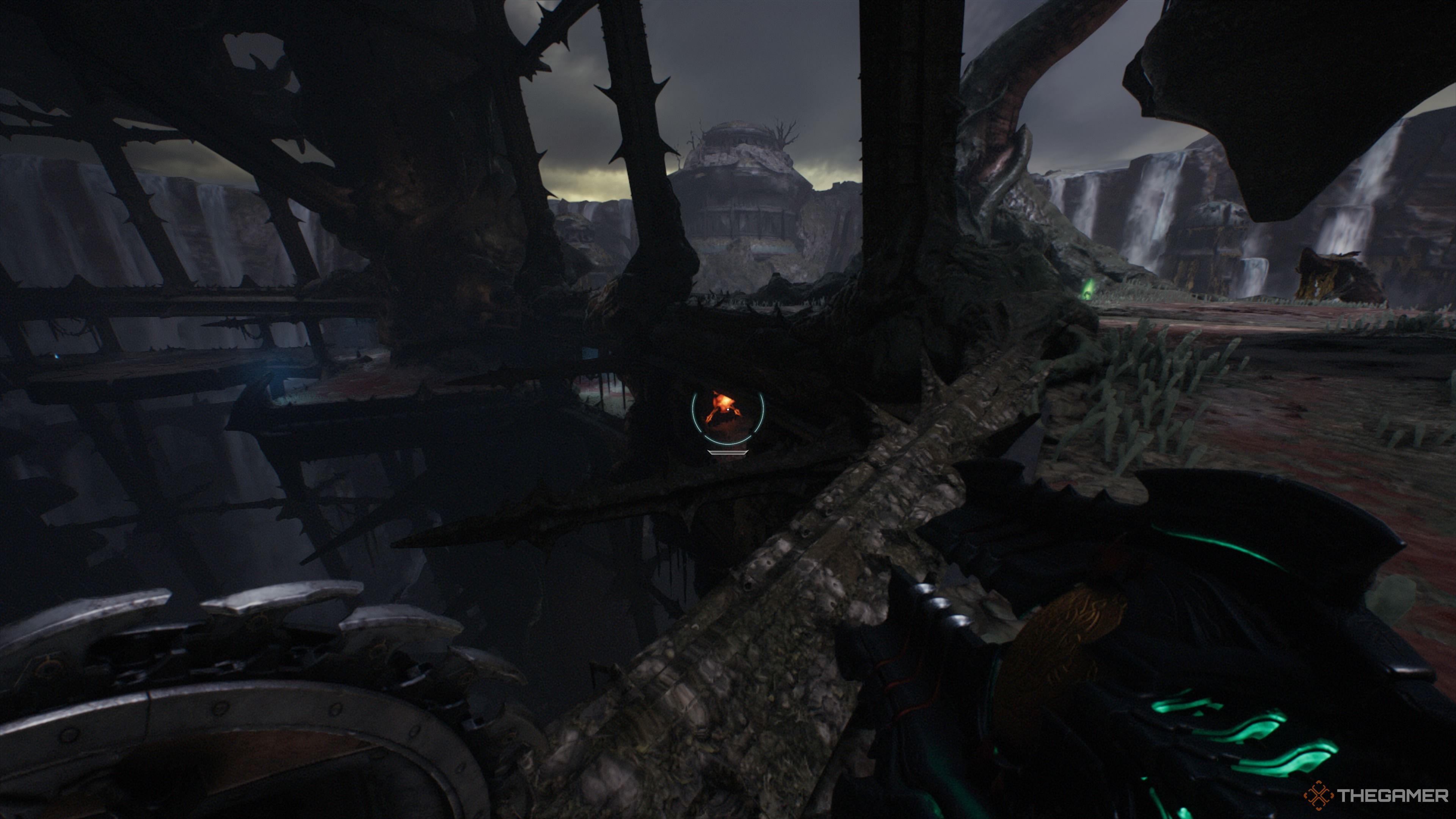 The superheated chain you need to break at the end of the Spire Of Nerathul of Doom The Dark Ages.