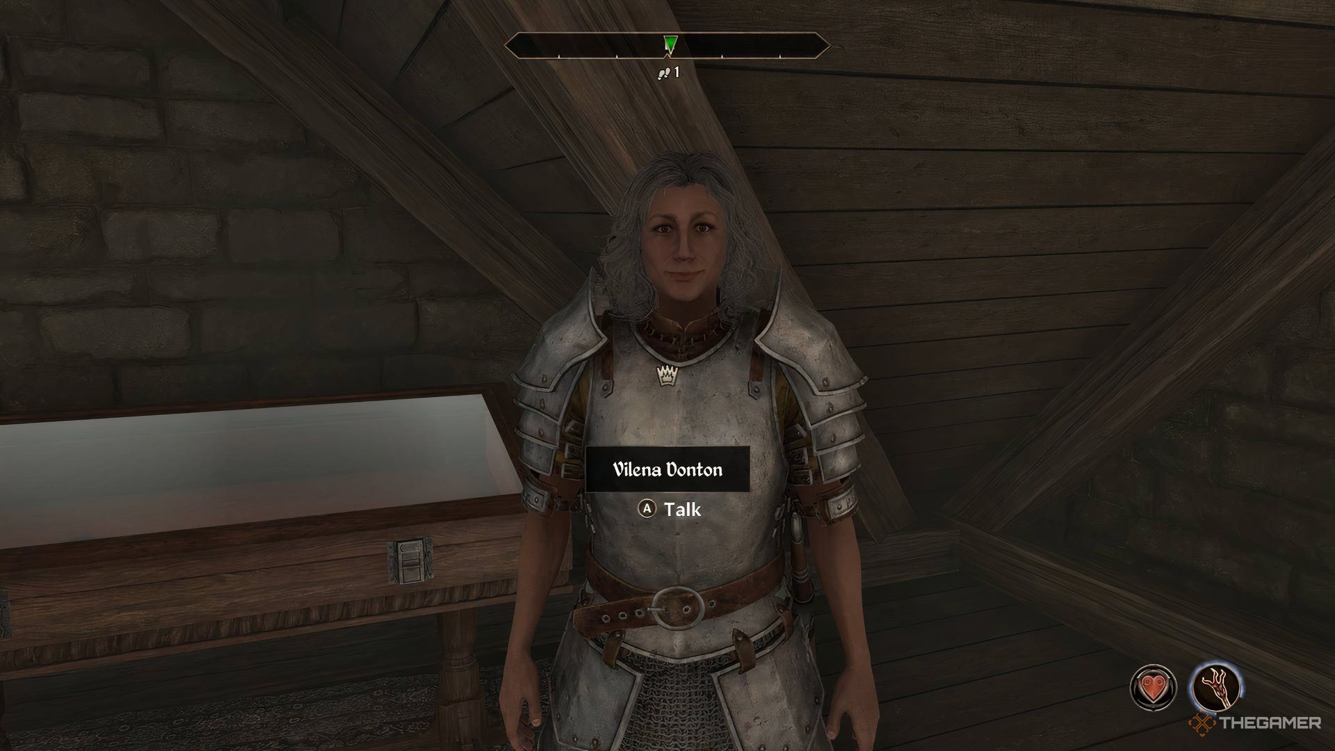 An image of Vilena Donton of the Fighters Guild in the Elder Scrolls IV: Oblivion Remastered.