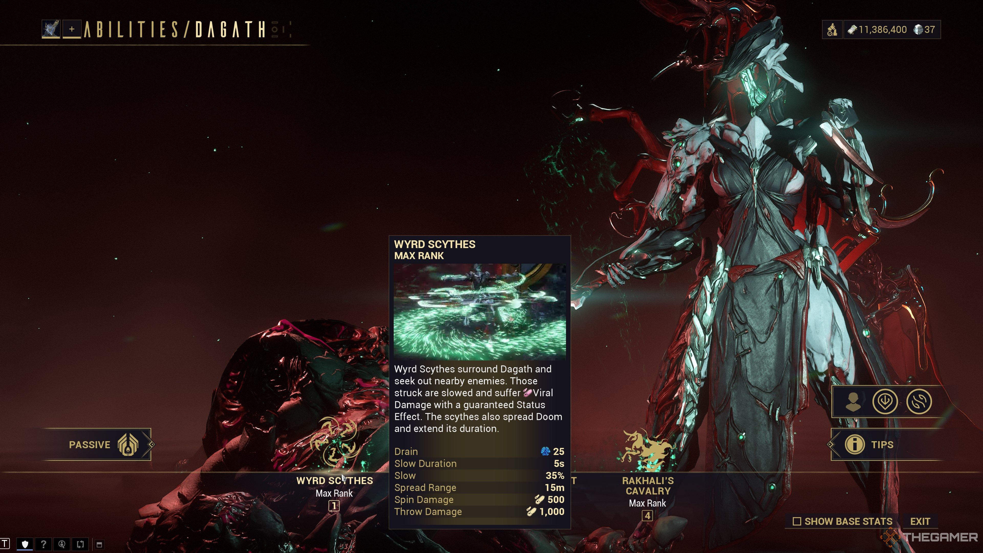 Warframe Dagath First Ability