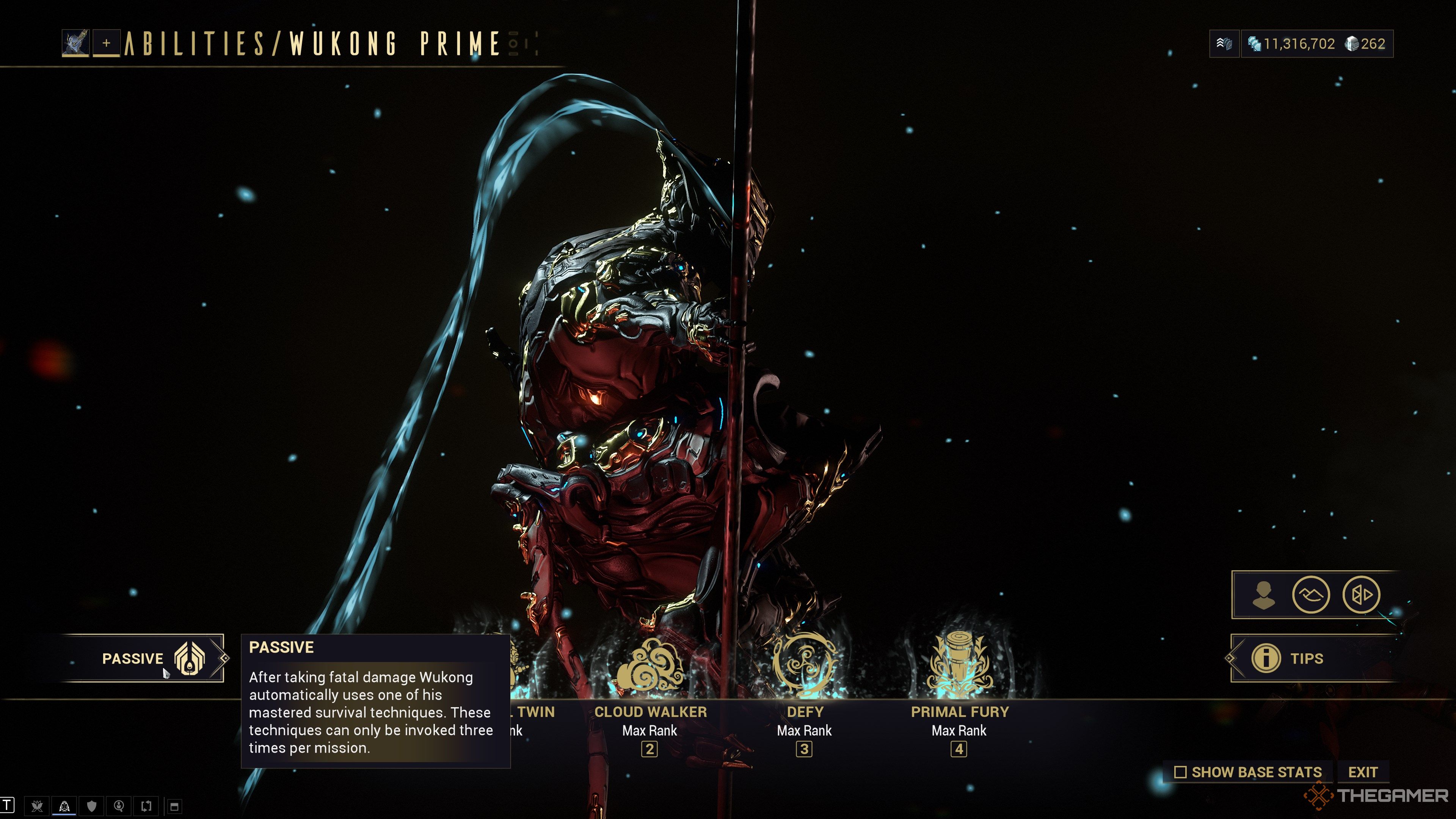Warframe Wukong Passive
