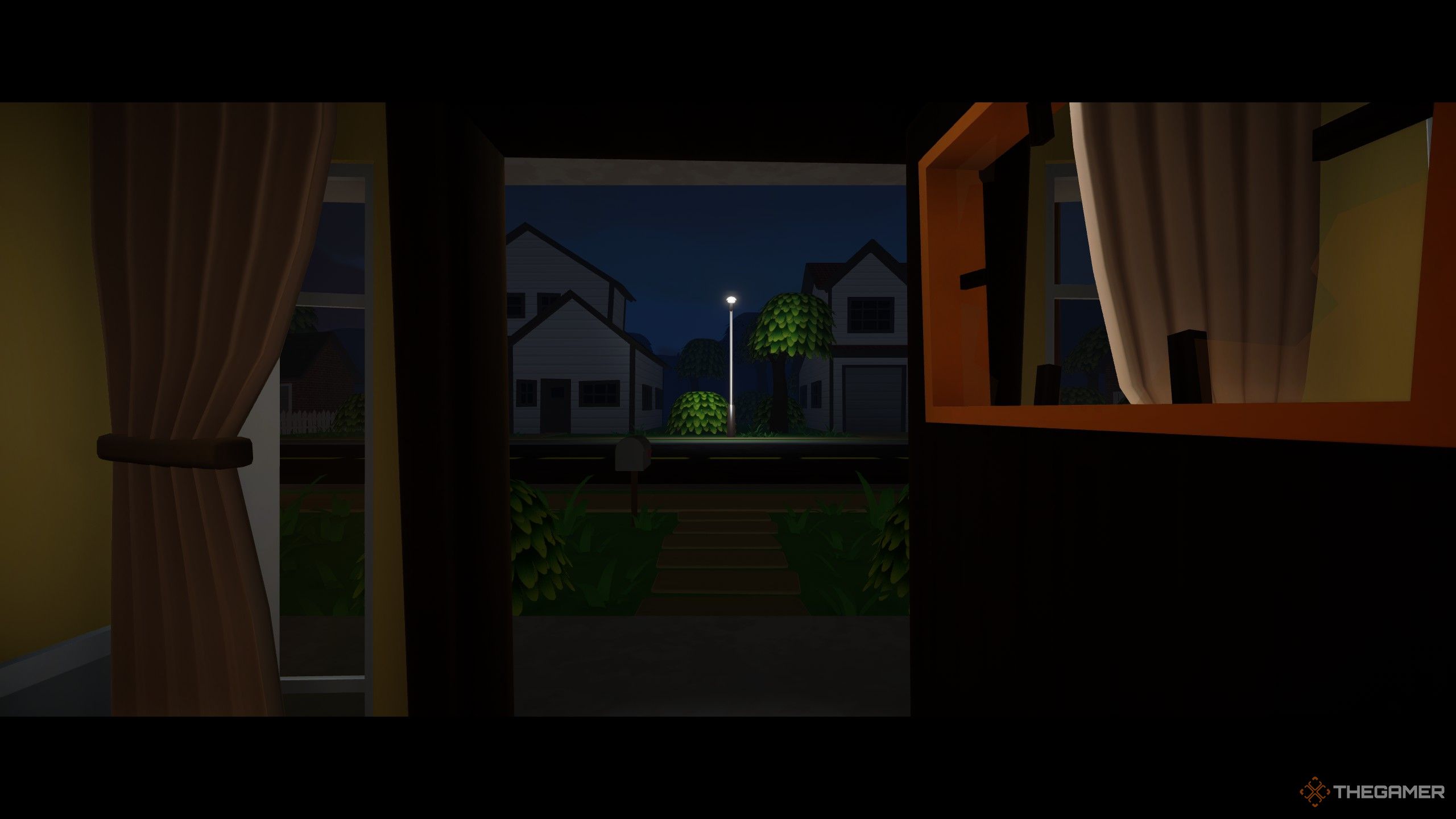 The open front door in date everything.