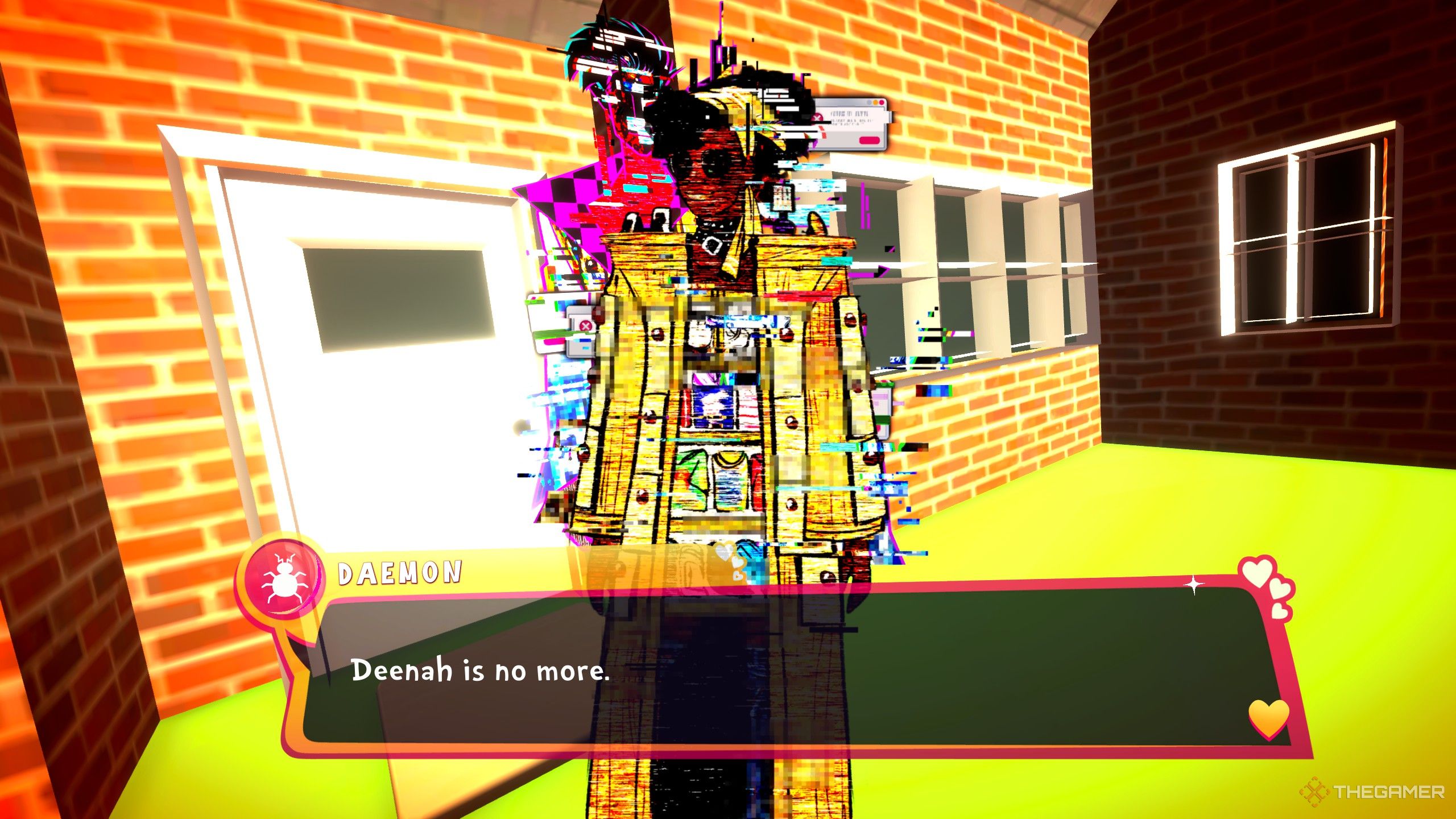 Daemon behind deenah saying 'deenah is no more" in date everything.