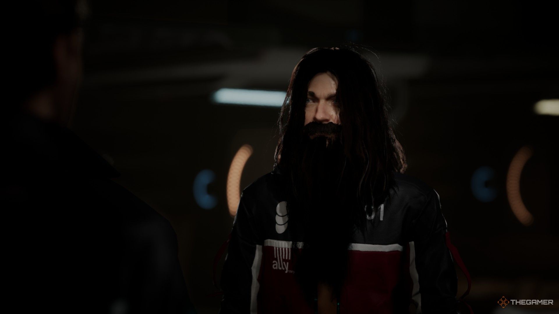 tabula rasa up and about in a mission uniform in the alters.