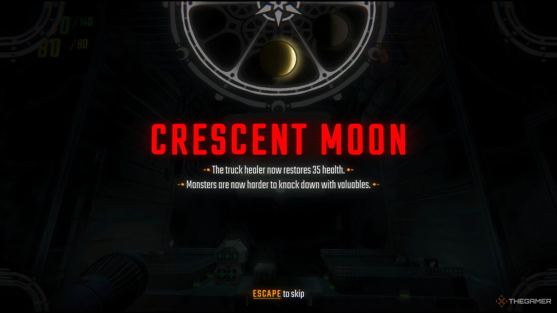 The Crescent Moon Screen At The Beginning Of Level 5 In Repo.